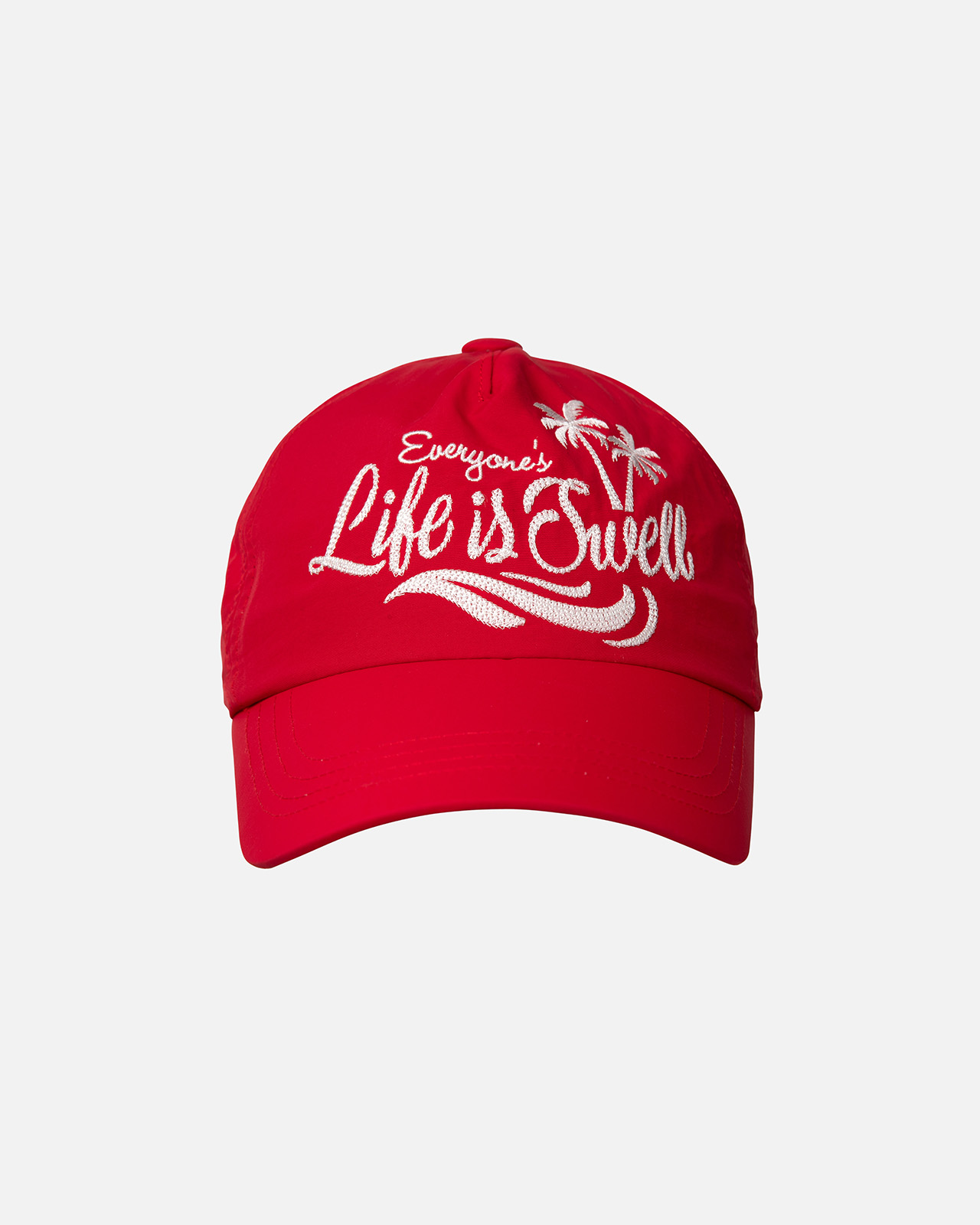SURF NYLON BALL CAP RED