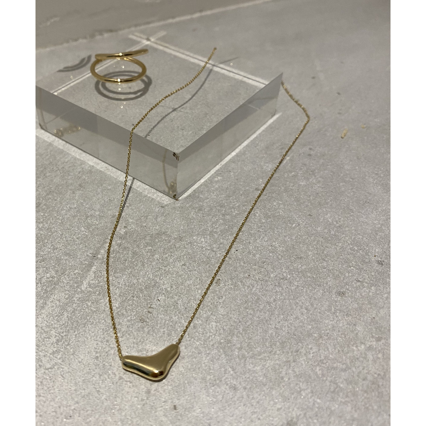 BFF ブランド トライアングルネックレス ゴールド 18K GP gold