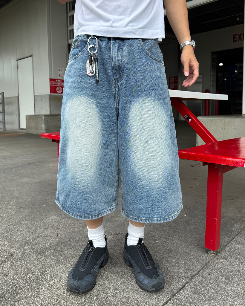 パンツ kumami1213 デニムバミューダパンツ | ファッション通販サイト NUGU