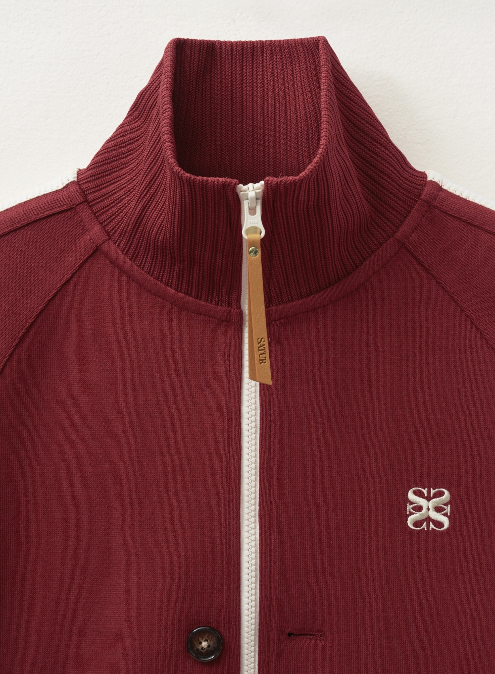★SATUR★ Lawton All Day Track Jacket Burgundy Lawton All Day Track Zip-up Jacket - Burgundy | ファッション