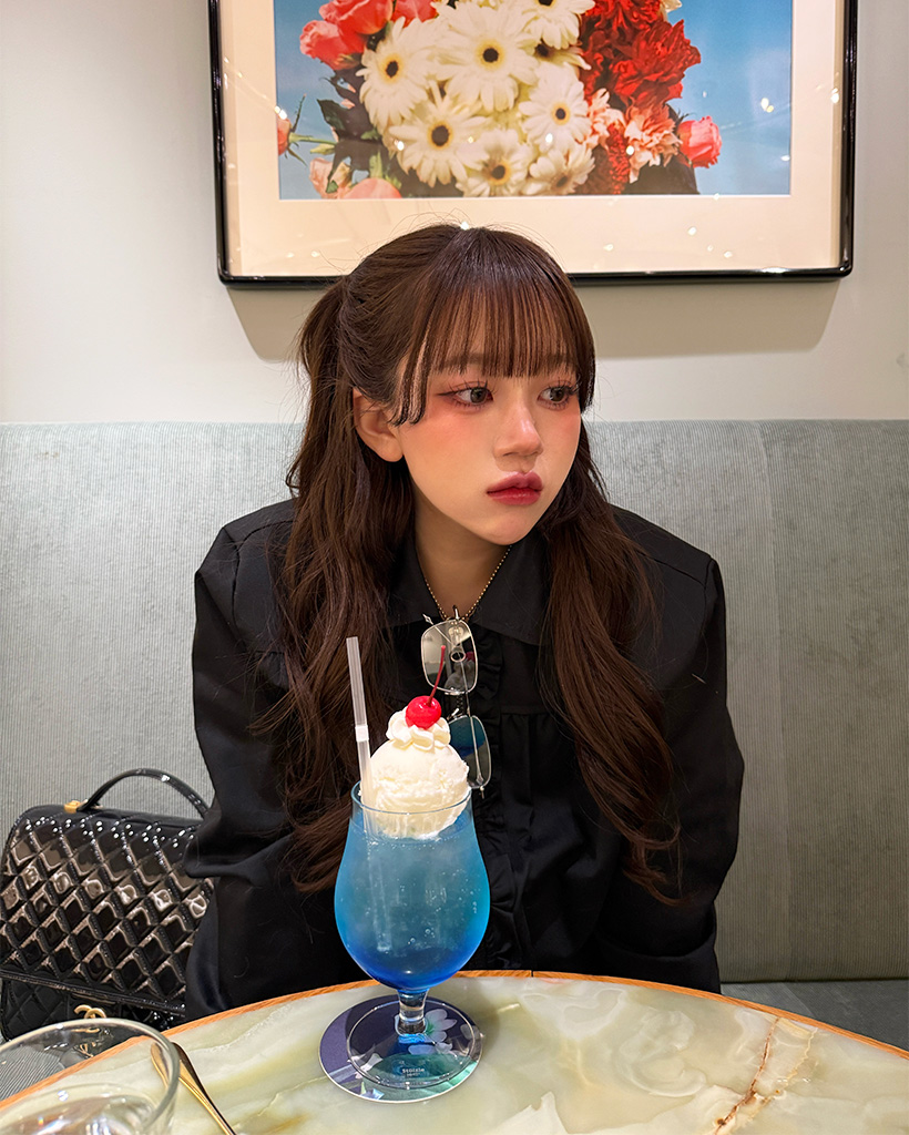 フリルカラージャケット