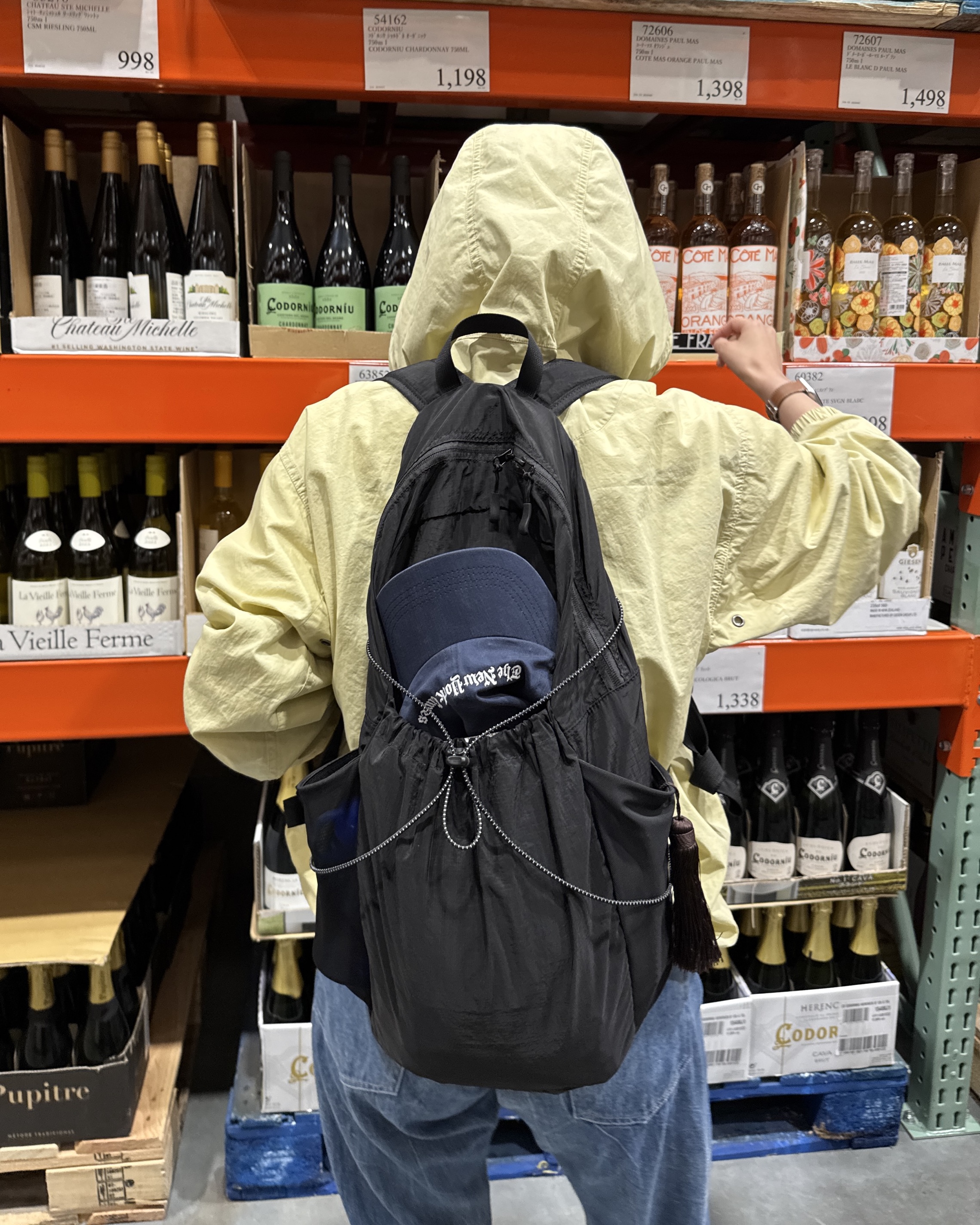 バックパック・リュック DIAGONAL : 25SS / DRAWSTRING LIGHT BAG (BLACK) Amazon.com | Bulk Drawstring Backpack Bags Sack Pack Cinch