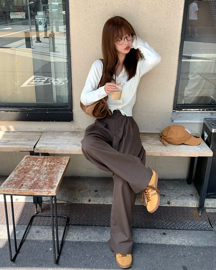 タック入りバルーンスラックス | ファッション通販サイト NUGU