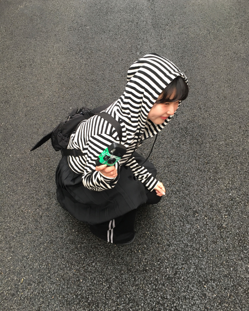 クロップドボーダーパーカー | ファッション通販サイト NUGU