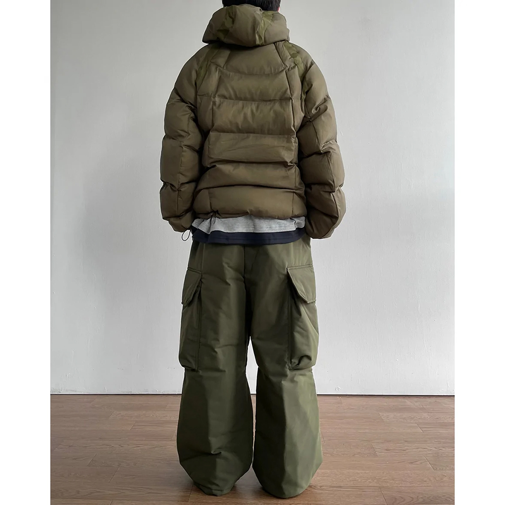 スクエアフード付きダウン | ファッション通販サイト NUGU