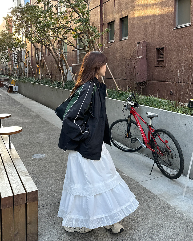 【PATOU】コットン レース ロング スカート コットンレースロングスカート | ファッション通販サイト NUGU