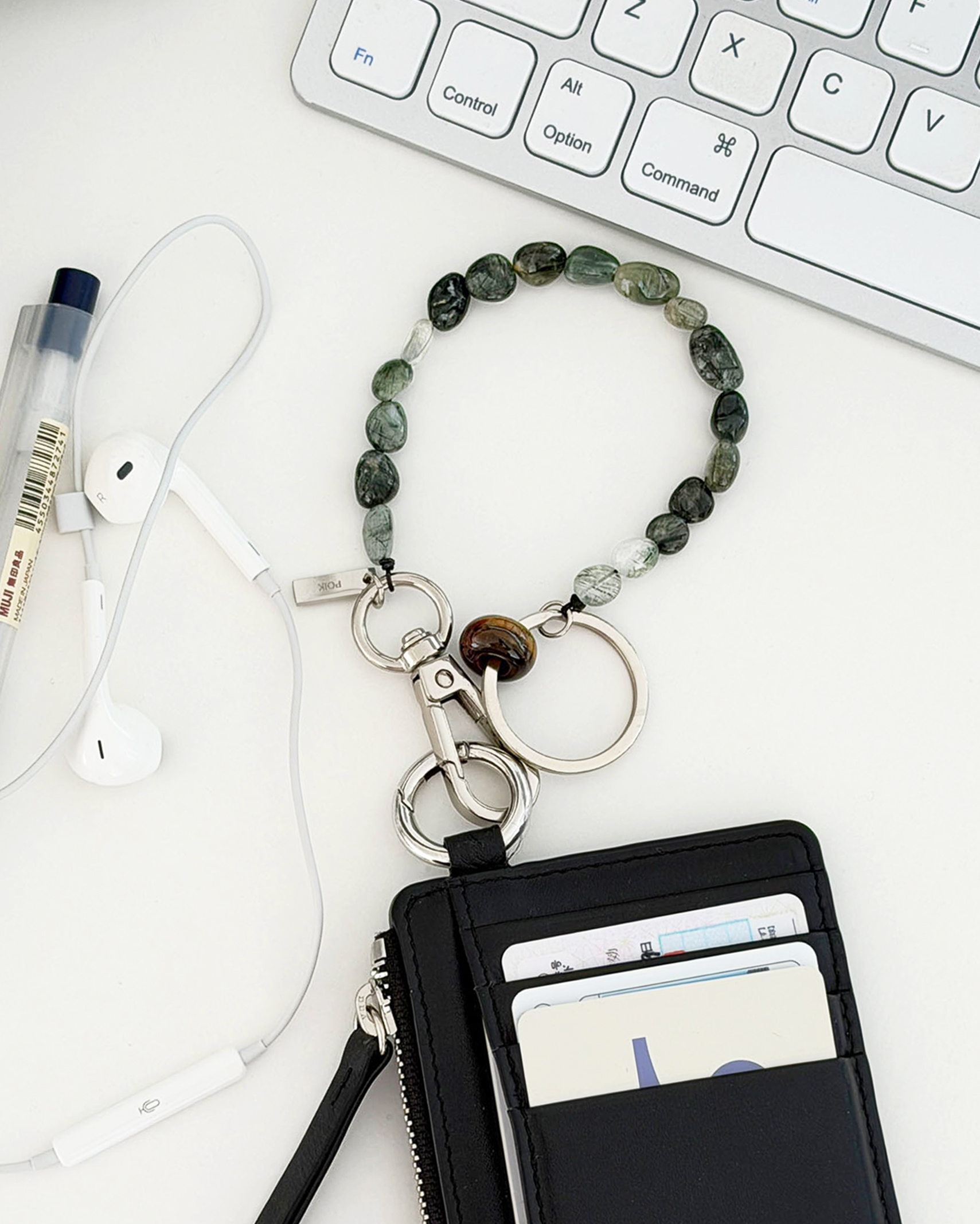 (ORIGINAL) ラフジェムストーンキーリング