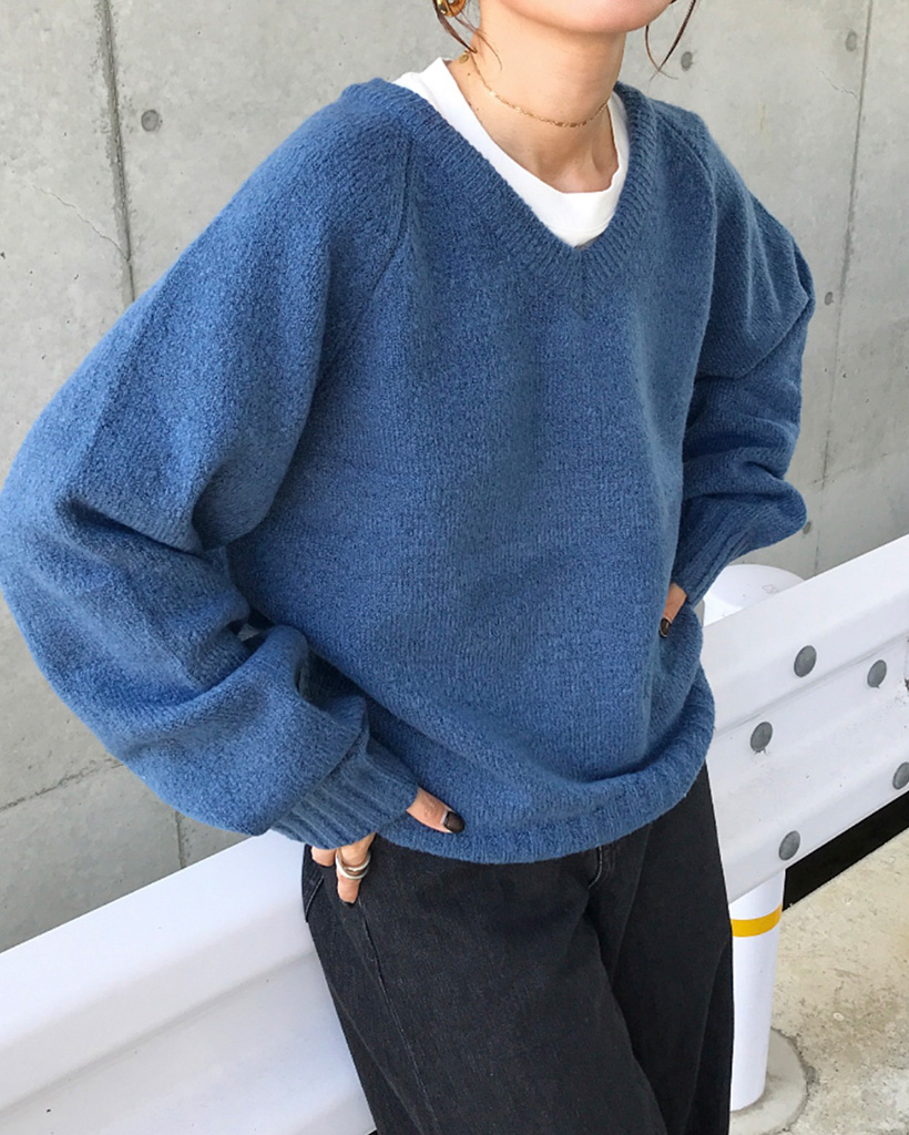 Vネックニット | ファッション通販サイト NUGU