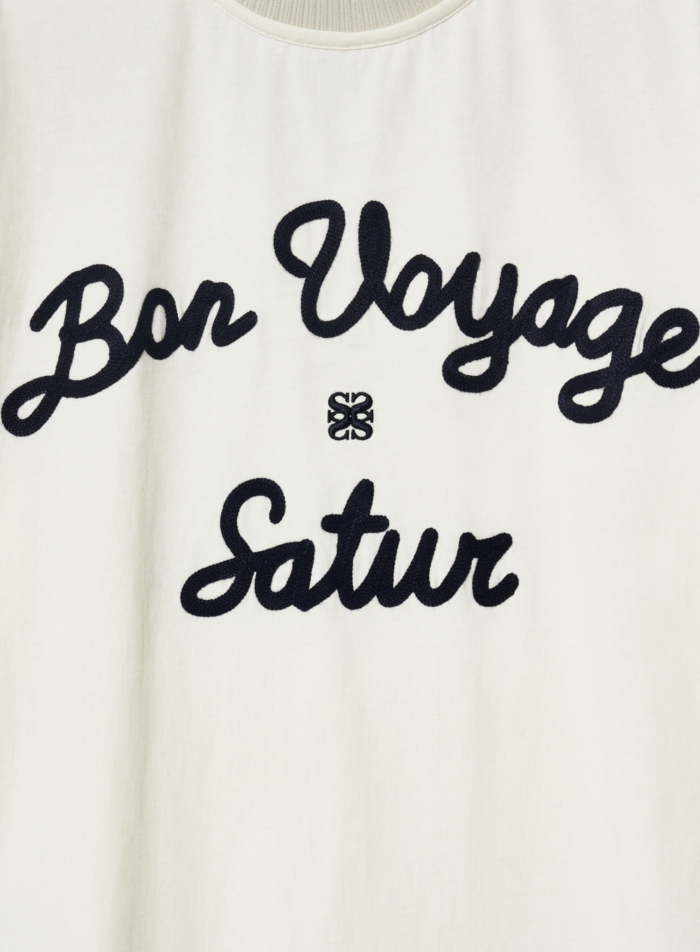 Satur Logo Voyage T-Shirt - Resort Ivory | ファッション通販