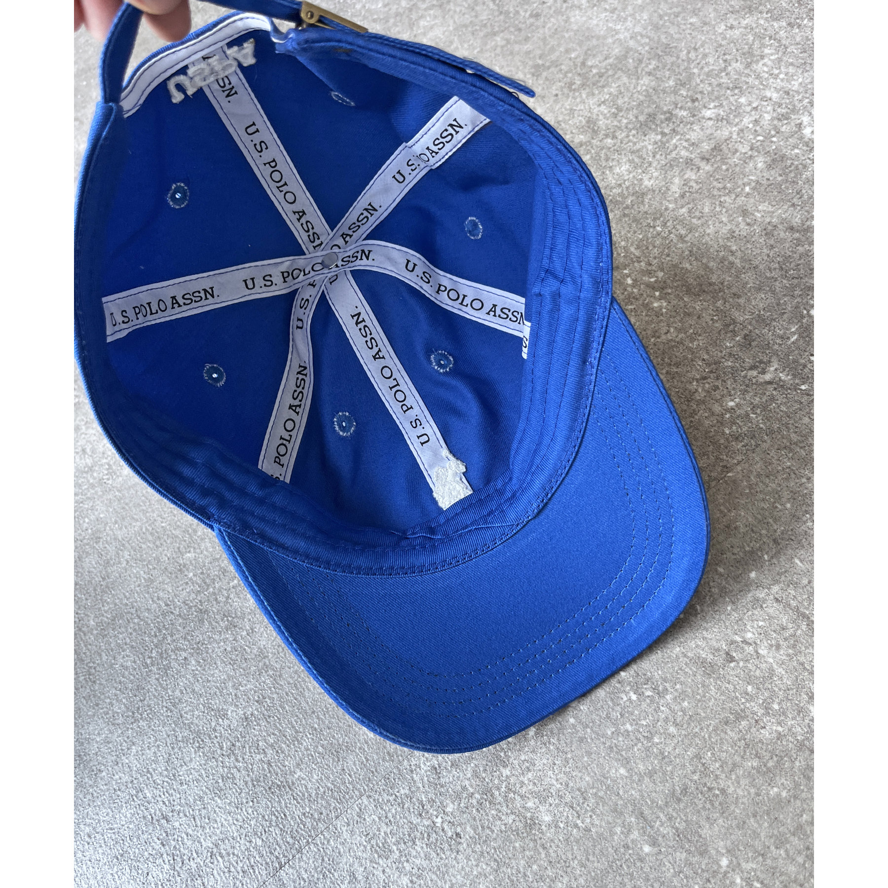 いちにご ページ U.S. POLO ASSN.】 1ポイント刺繍ツイルキャップ | ファッション
