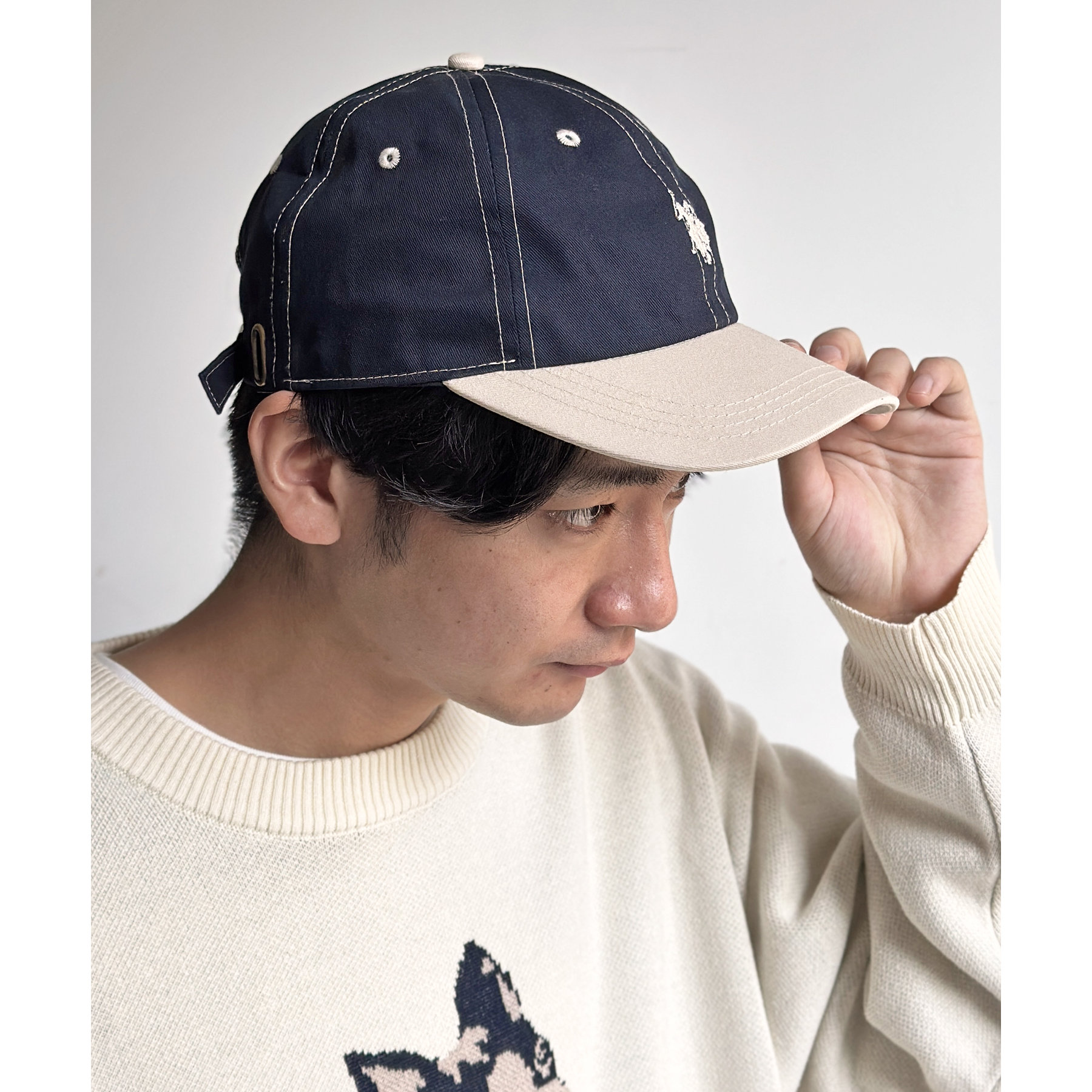 3393　こちらは専用です U.S. POLO ASSN.】 1ポイント刺繍ツイルキャップ | ファッション