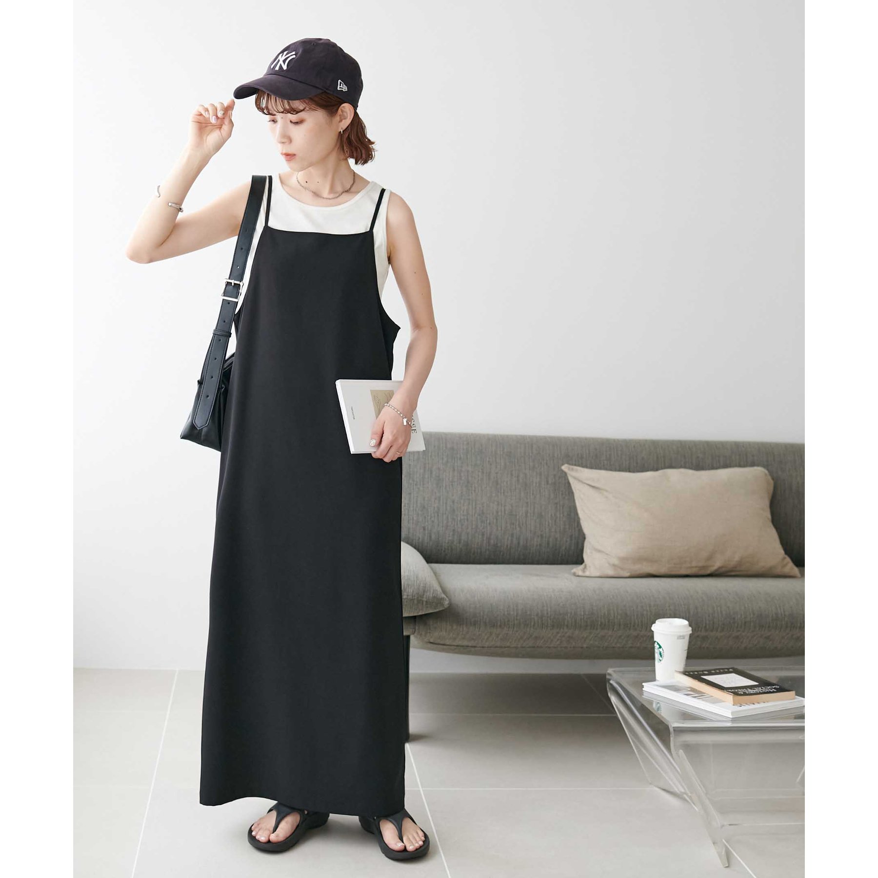 限定値下げ　5-6万購入　Vava Dudu　キャミワンピ　vavadudu WEB限定】バイカラーキャミワンピース | DOUDOU(ドゥドゥ