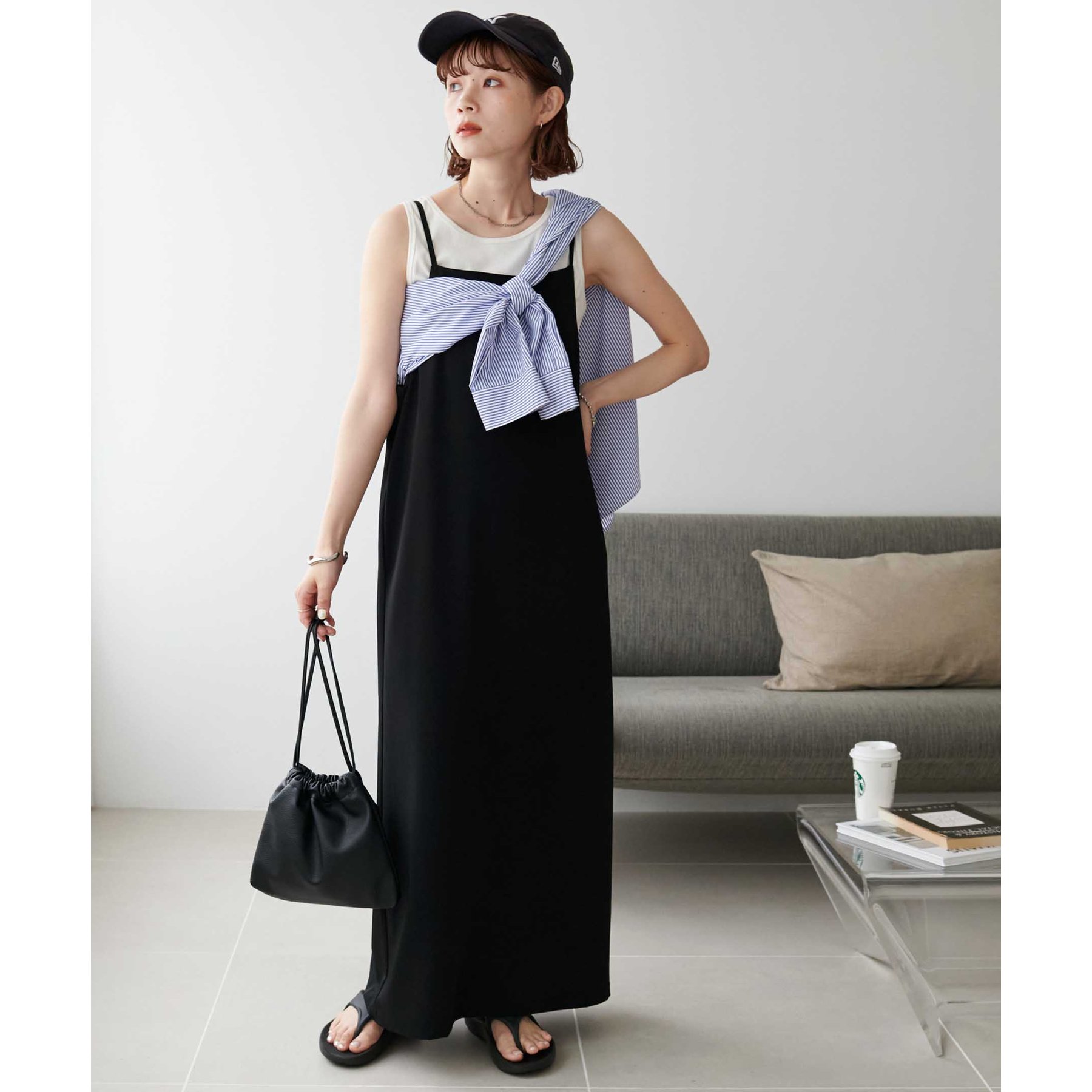 新色追加!/ベストセラー】マキシキャミワンピース《WEB限定