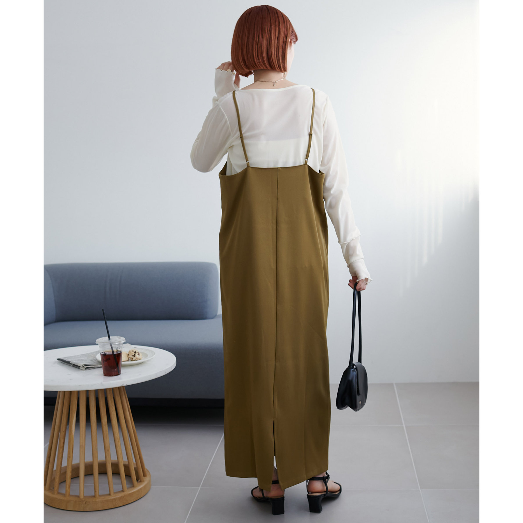 新色追加!/ベストセラー】マキシキャミワンピース《WEB限定