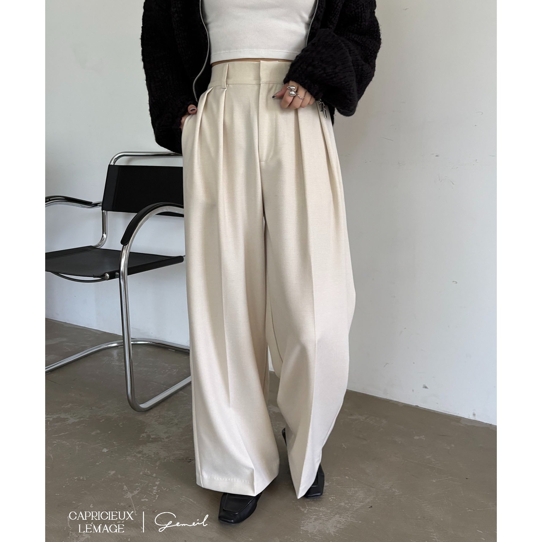 累計2.5万本！】【新色追加】2タックワイドパンツ | ファッション通販