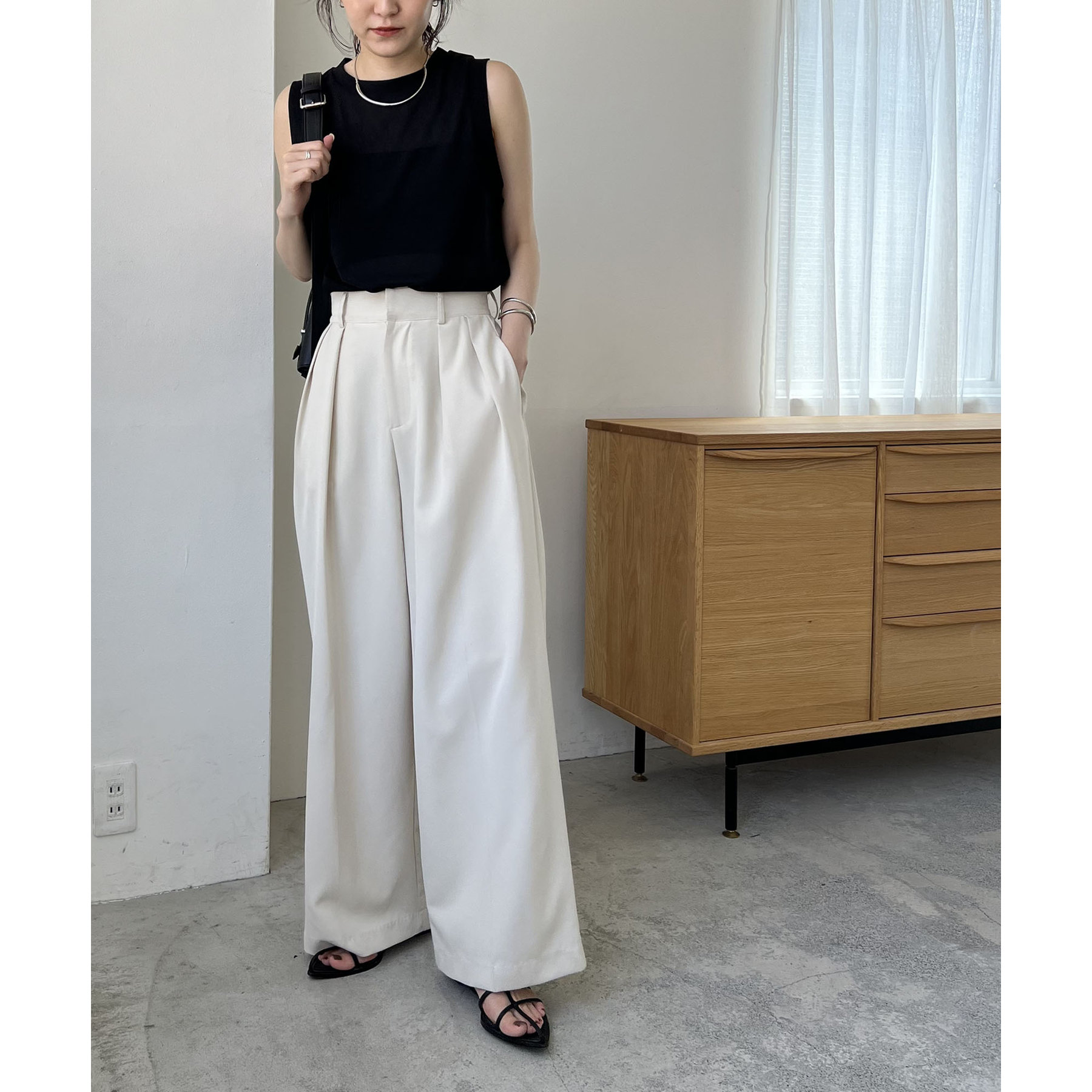 累計2.5万本！】【新色追加】2タックワイドパンツ | ファッション通販
