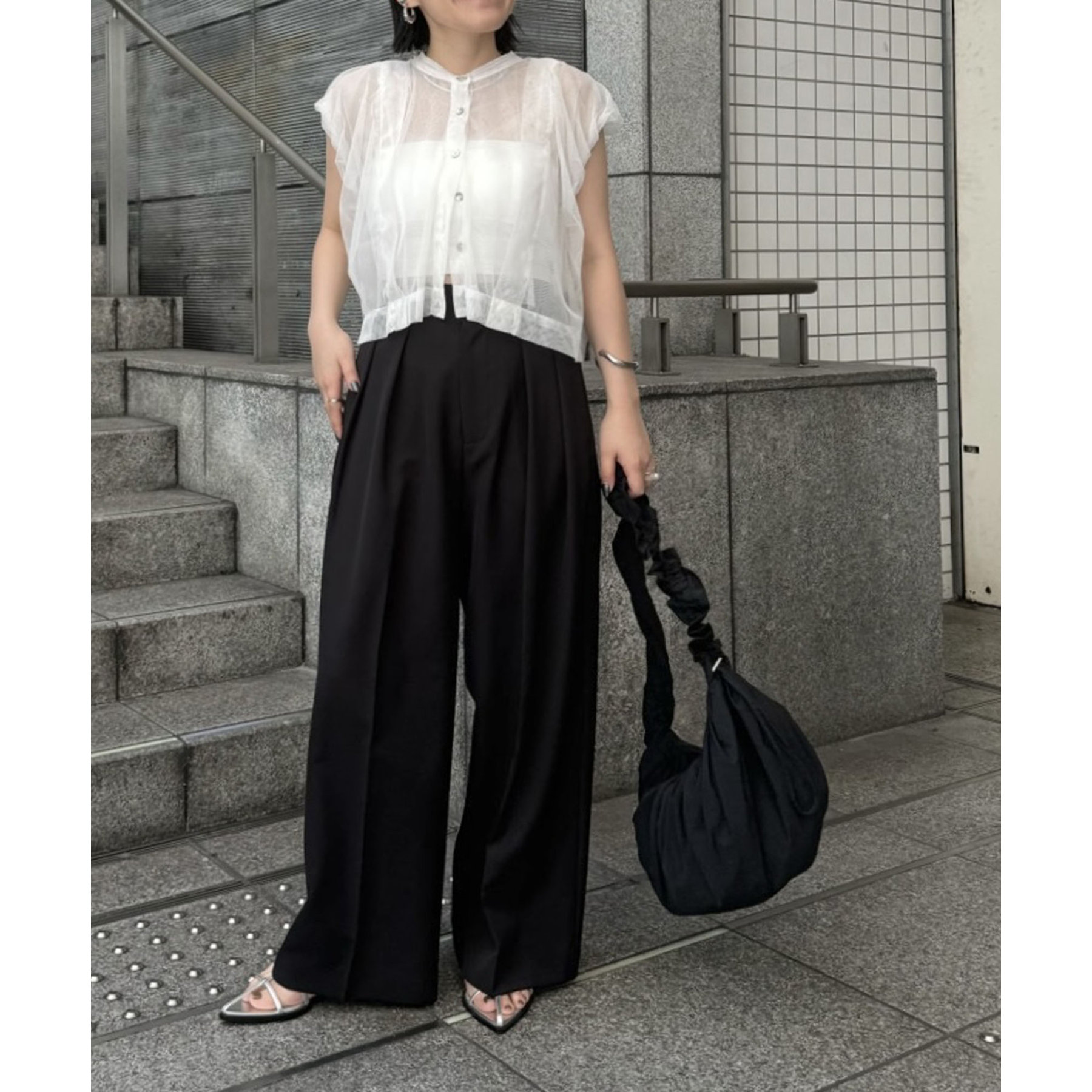インゲボルグ　2025 クチナシすずらんワイドパンツ INGEBORG / インゲボルグ （レディース） パンツ | ファッション通販