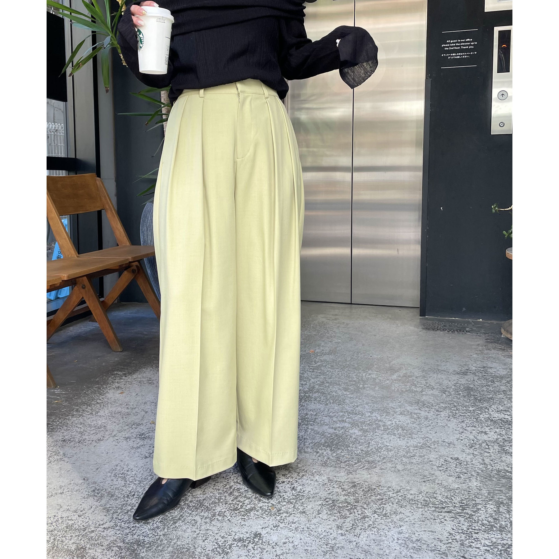 累計2.5万本！】【新色追加】2タックワイドパンツ | ファッション通販
