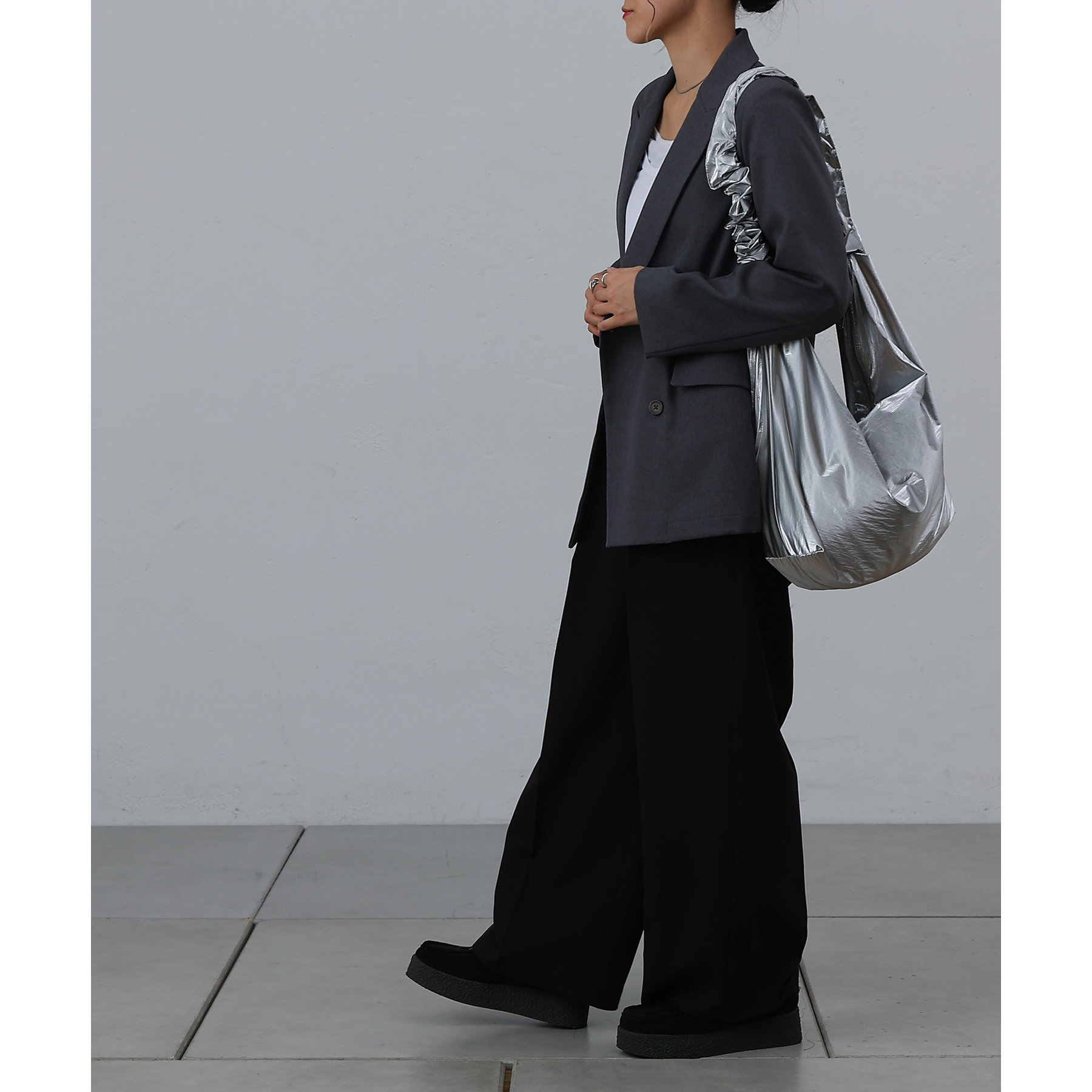 ちゃげ様 着用動画あり /新色追加】ギャザーショルダー2WAYバッグ