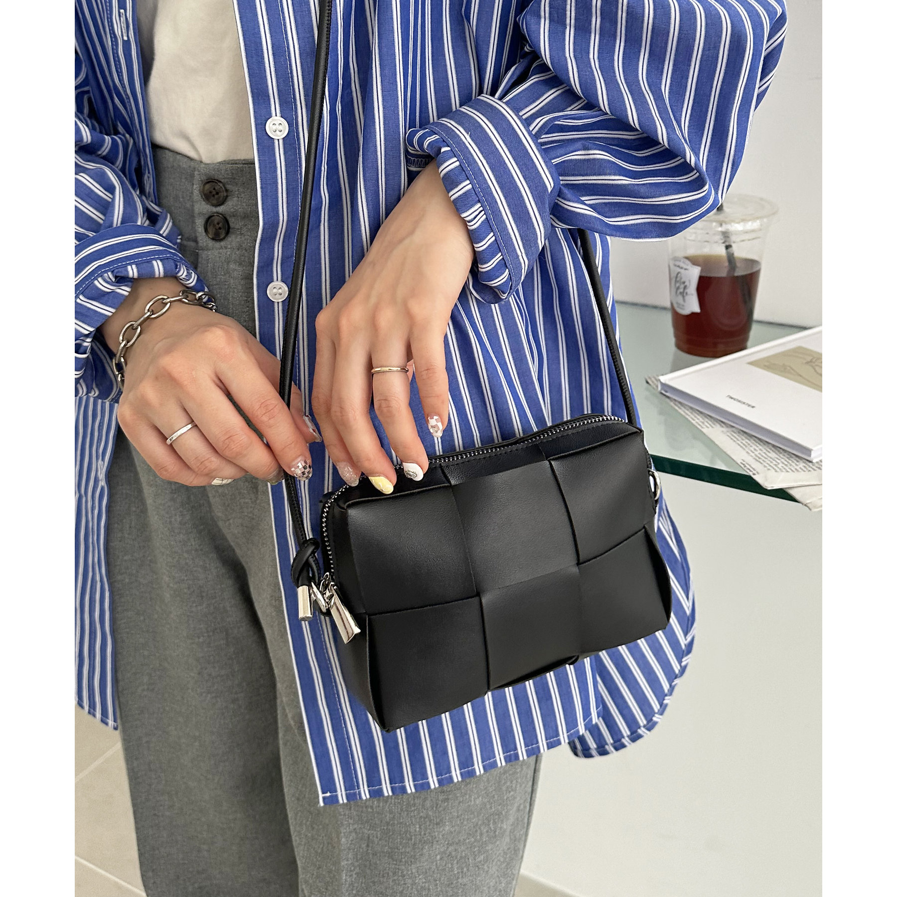 新色追加！/高レビュー多数◎】メッシュ編みミニショルダー