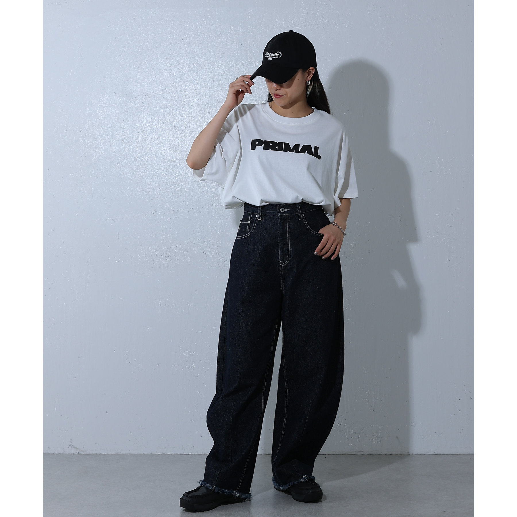 ぎゅな☺︎ページ S～Lサイズ展開】カーブデニムパンツ | ファッション通販サイト NUGU
