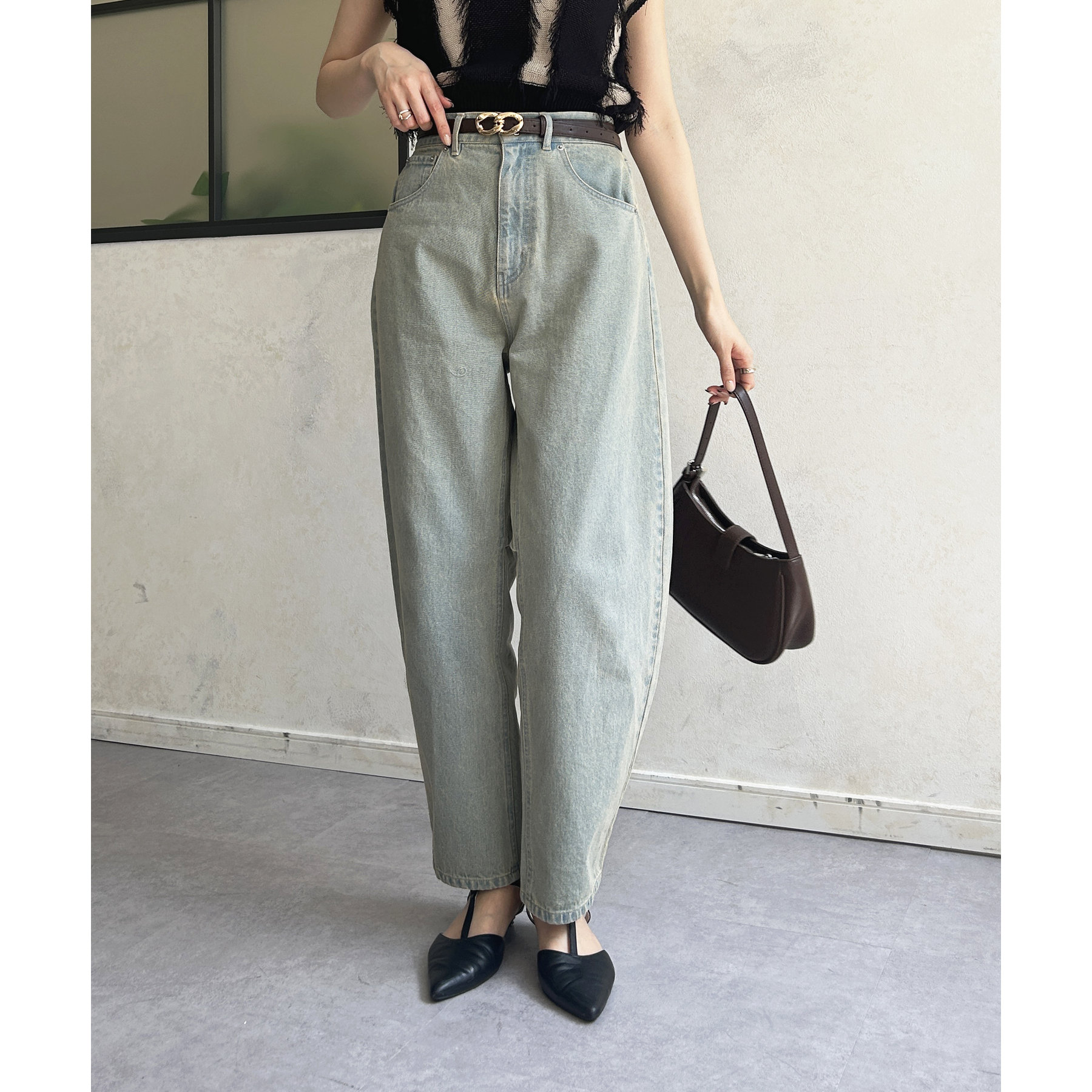 専用ページ　カーブデニム 新色追加】カーブデニムパンツ | ファッション通販サイト NUGU