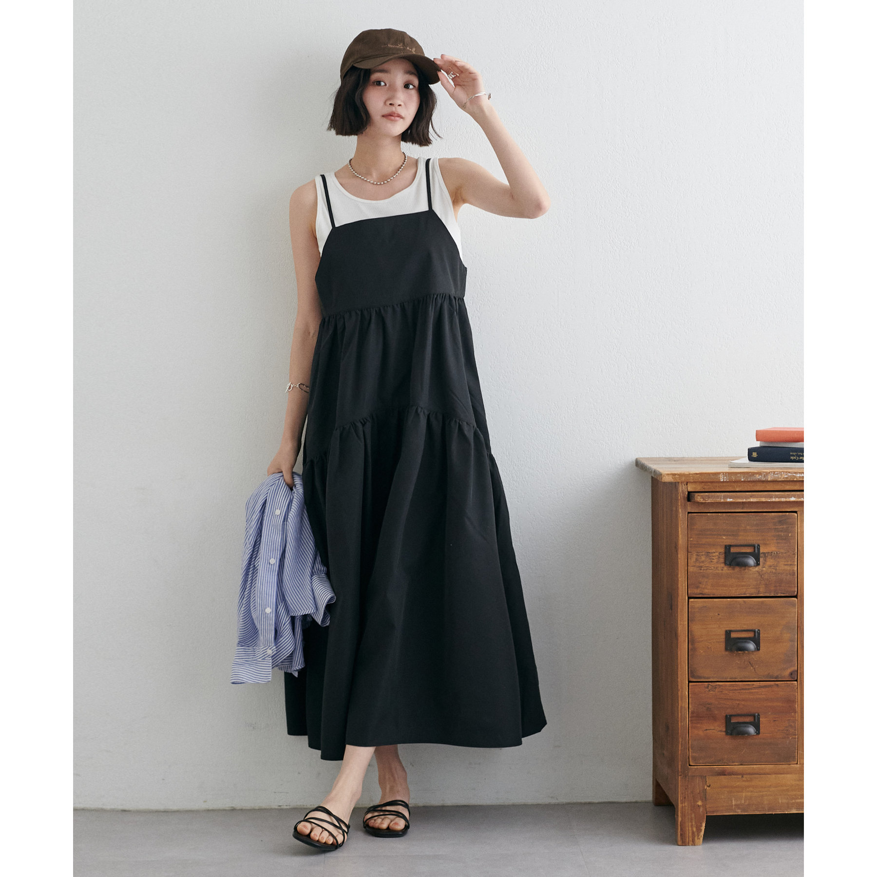 極美品　dosa ワンピース　キャミソール2枚セット 極美品 dosa ワンピース キャミソール2枚セット 極美品 dosa