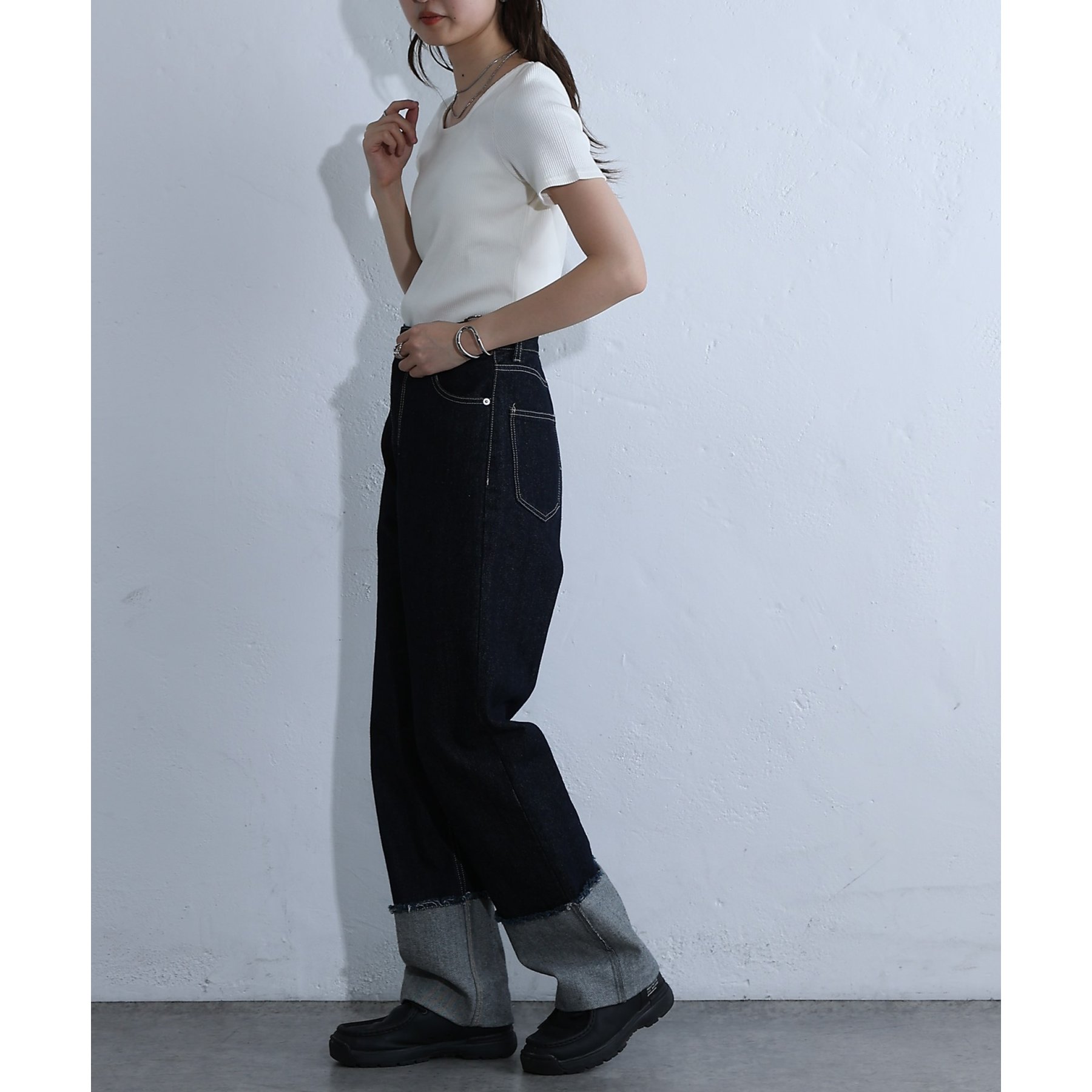 ロールアップデニム | ファッション通販サイト NUGU