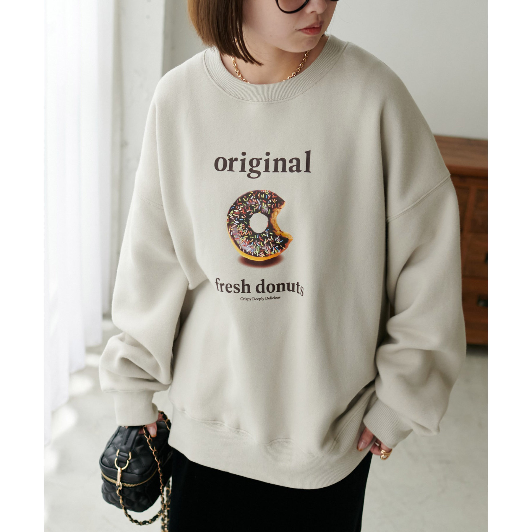 アンスリード　クッキーコラボ　スウェット　FINGER SWEAT UN3D.（アンスリード）の「くっきーFINGER SWEAT（スウェット）」 - WEAR