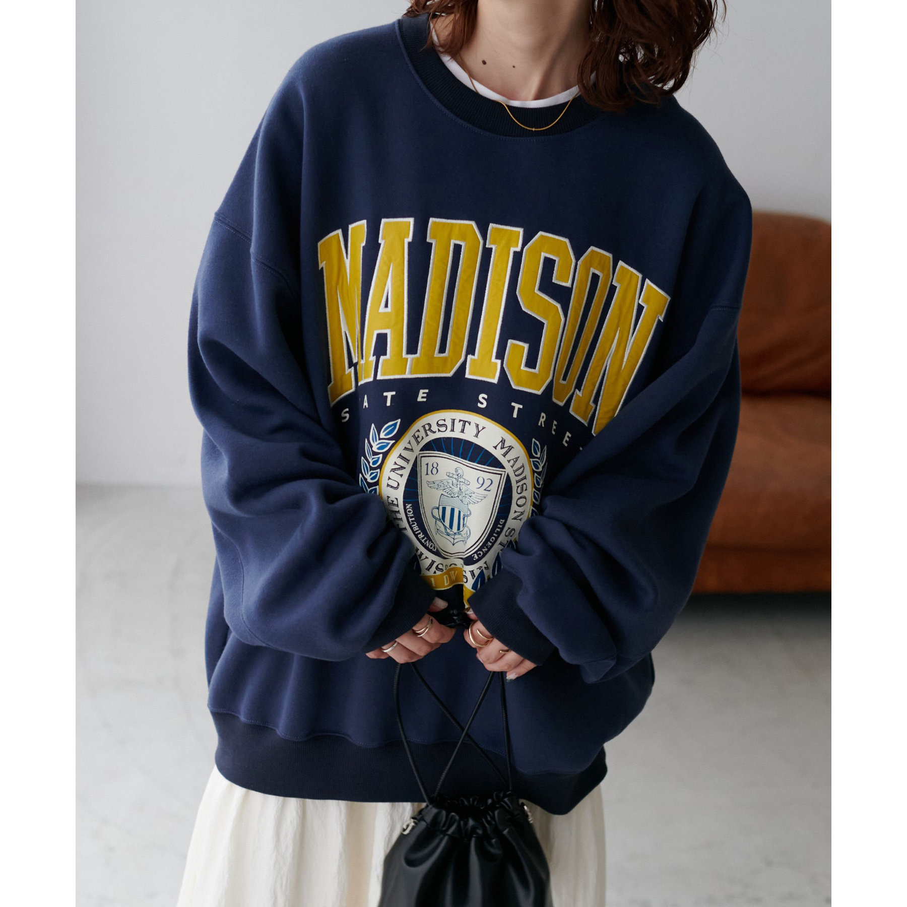 WEB限定】刺繍ロゴカレッジスウェット | ファッション通販サイト