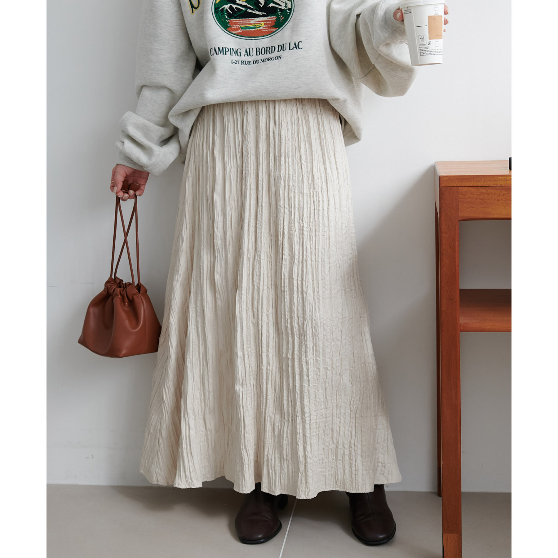 新品☆　エコスエードフレアスカート エコスエードワッシャーフレアスカート | ファッション通販サイト NUGU