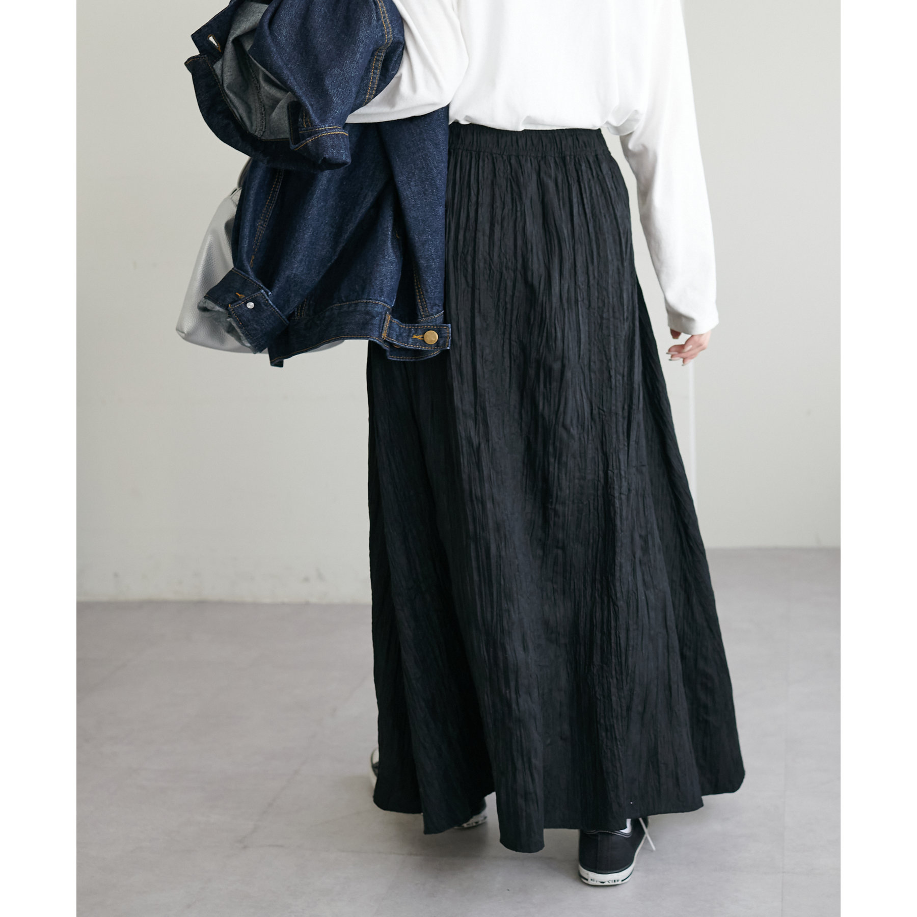 エコスエードワッシャーフレアスカート | ファッション通販サイト NUGU