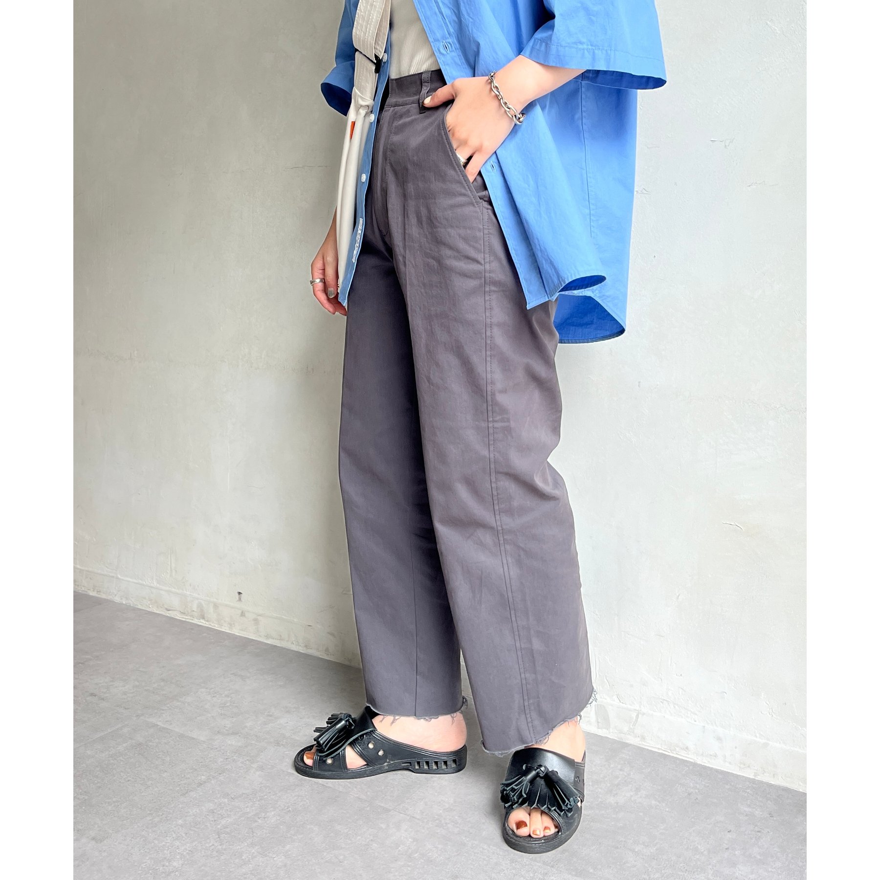 パンツ PIPIPI PIPI'sセレクト】裾フリンジチノパンツ | ファッション通販