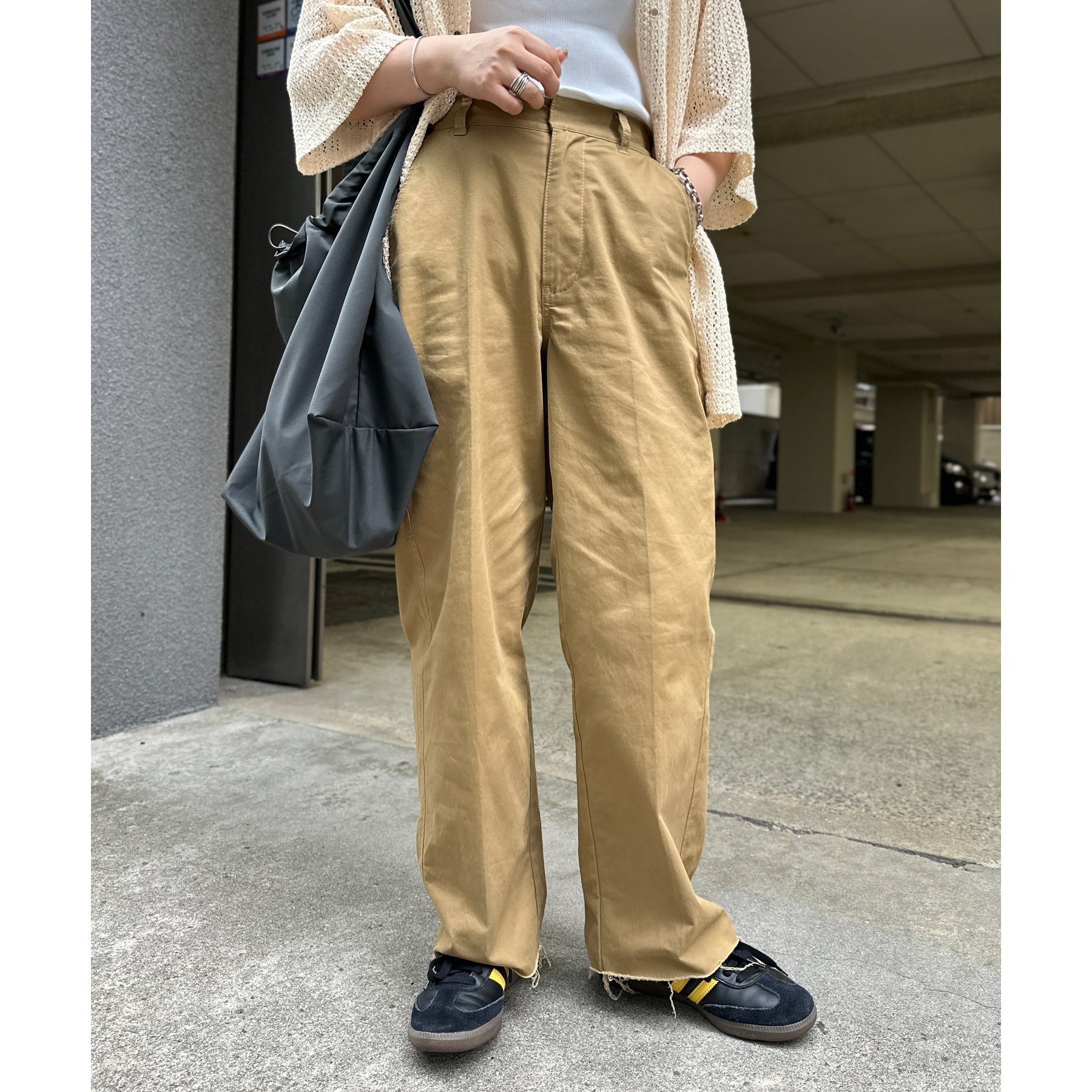 PIPI'sセレクト】裾フリンジチノパンツ | ファッション通販