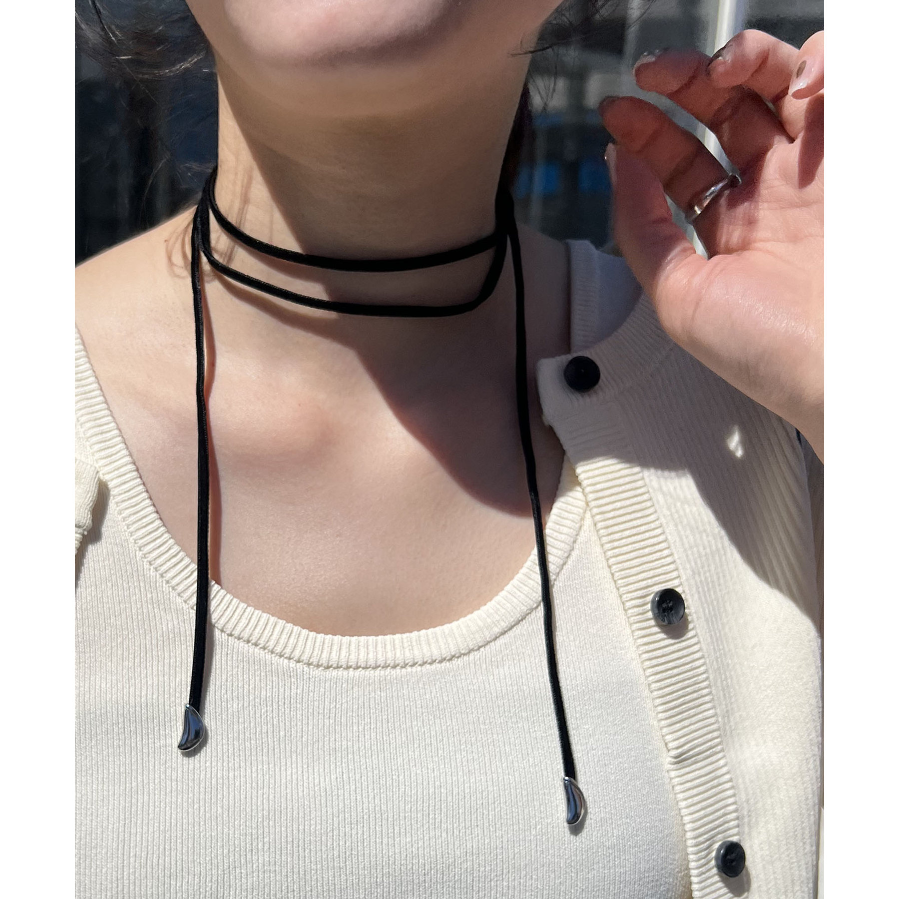 GOLDY/ゴールディ〉ドロップチョーカー | ファッション通販サイト NUGU