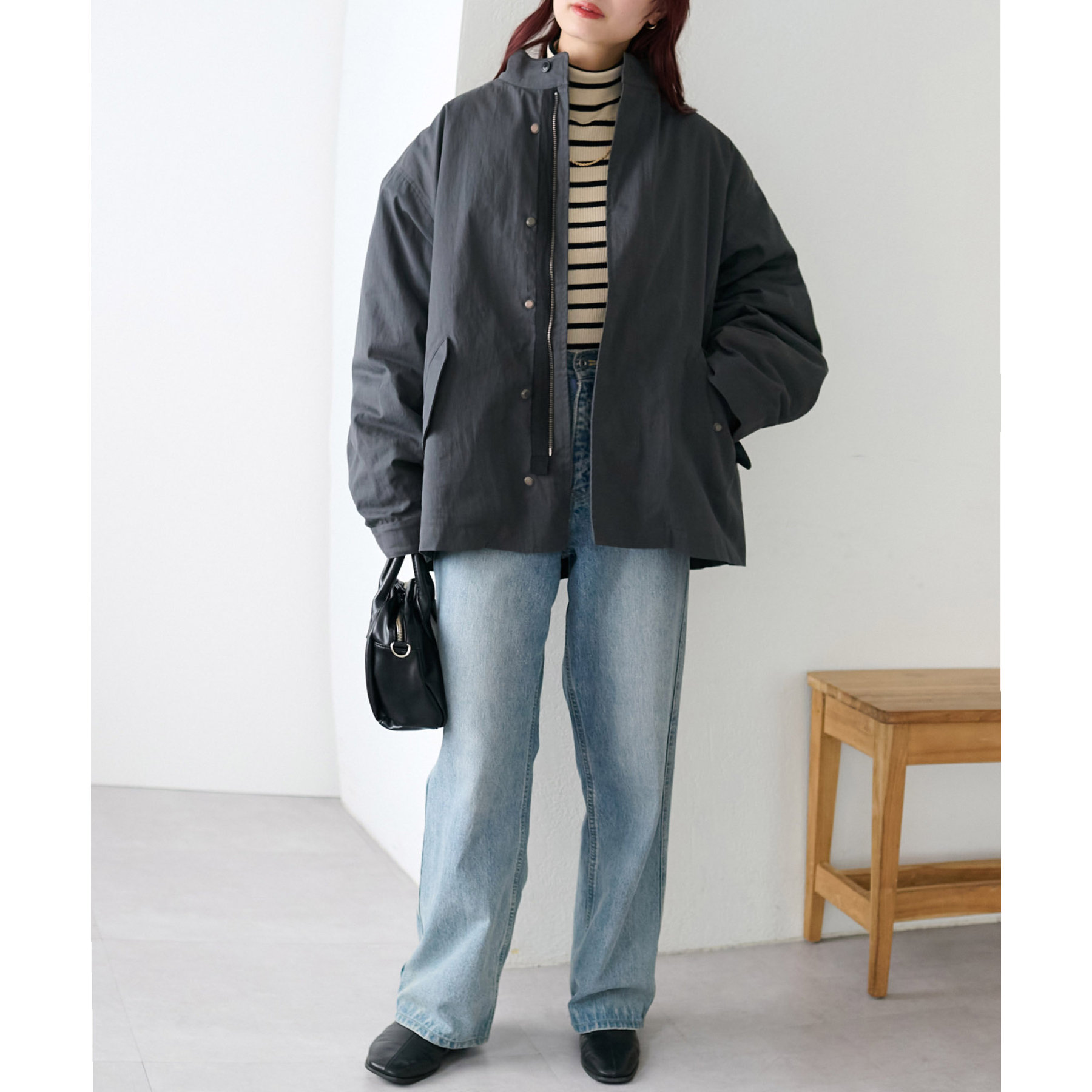 ユニセックス】3WAYライナー付ショートモッズコート | ファッション