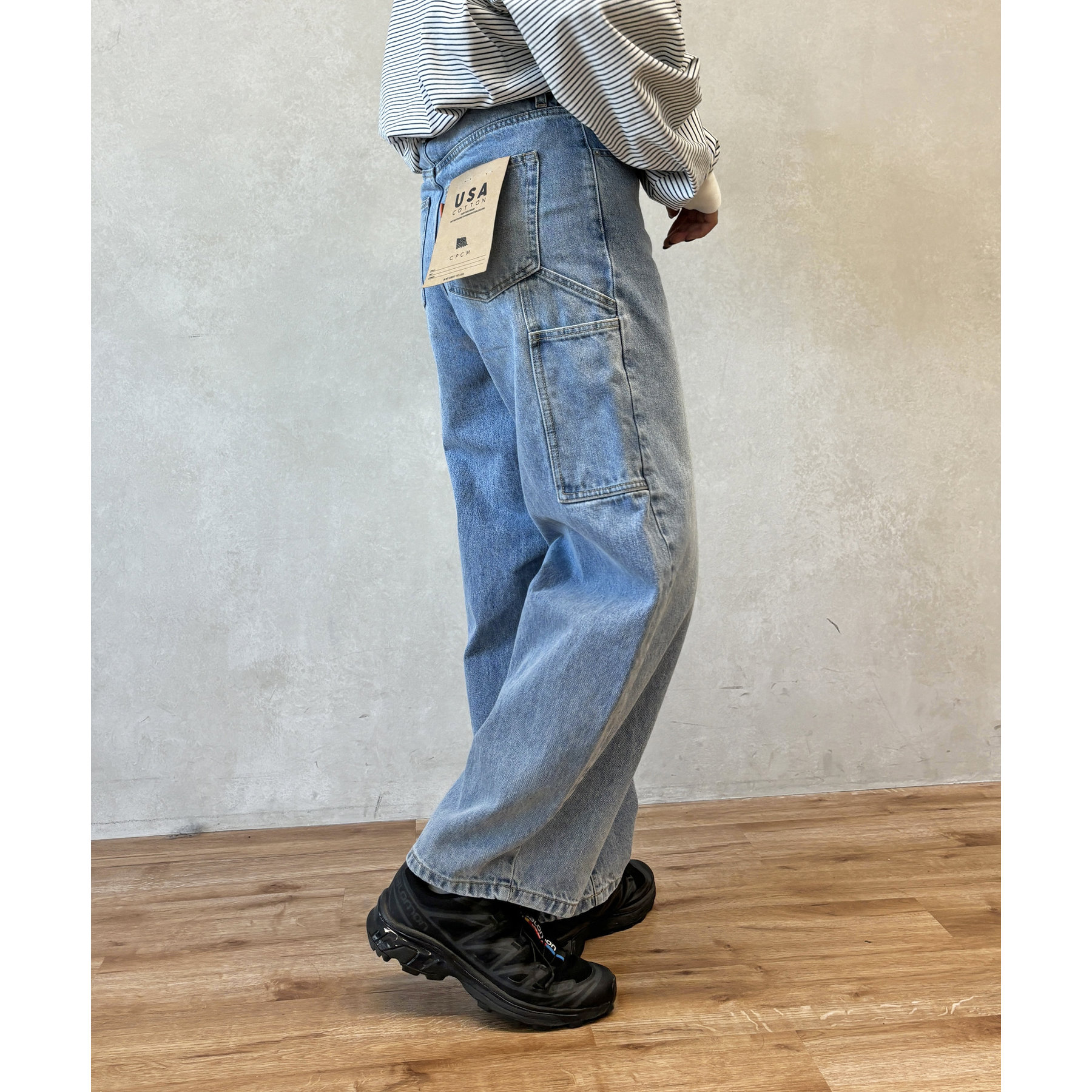 カーブペインターデニムパンツ | ファッション通販サイト NUGU