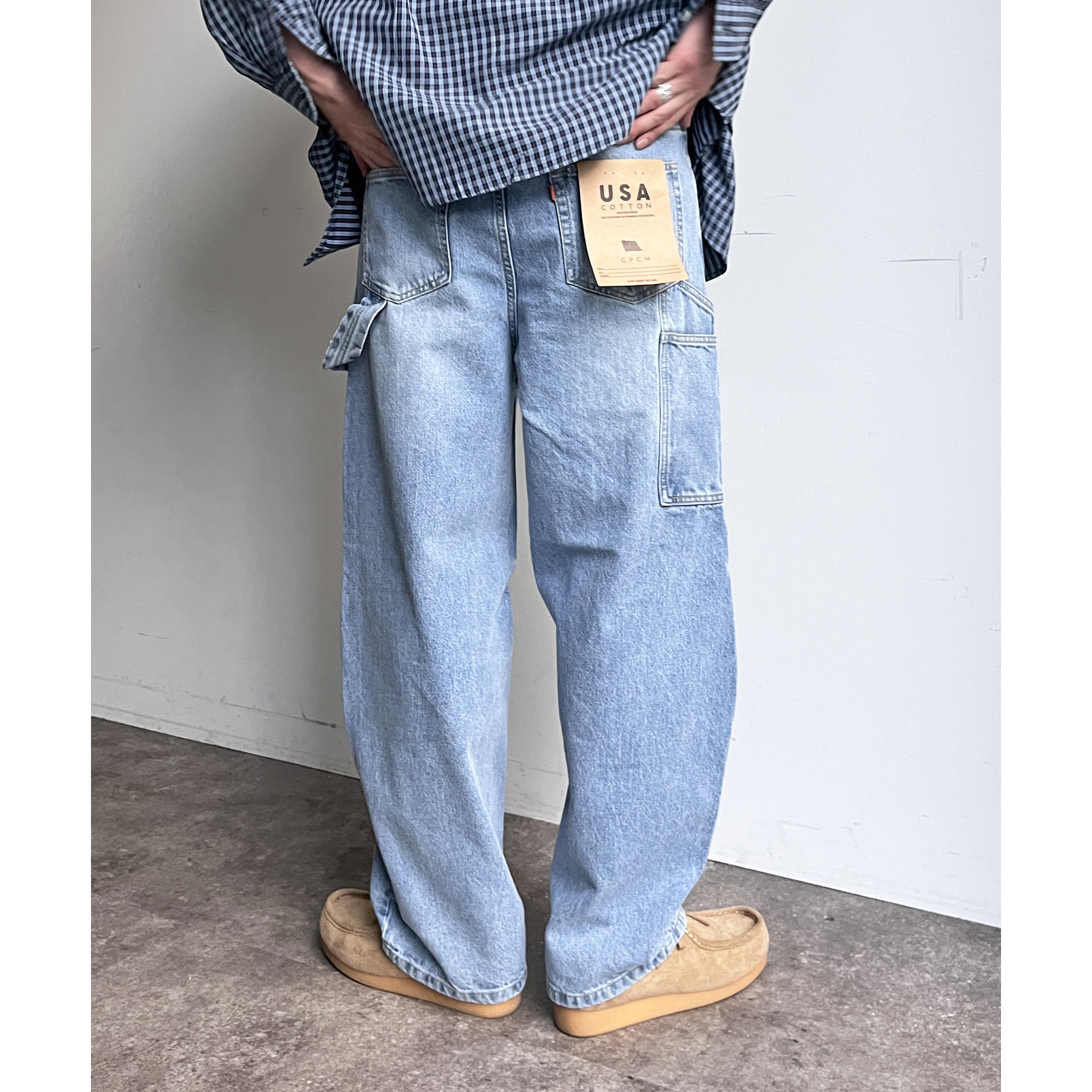 カーブペインターデニムパンツ | ファッション通販サイト NUGU