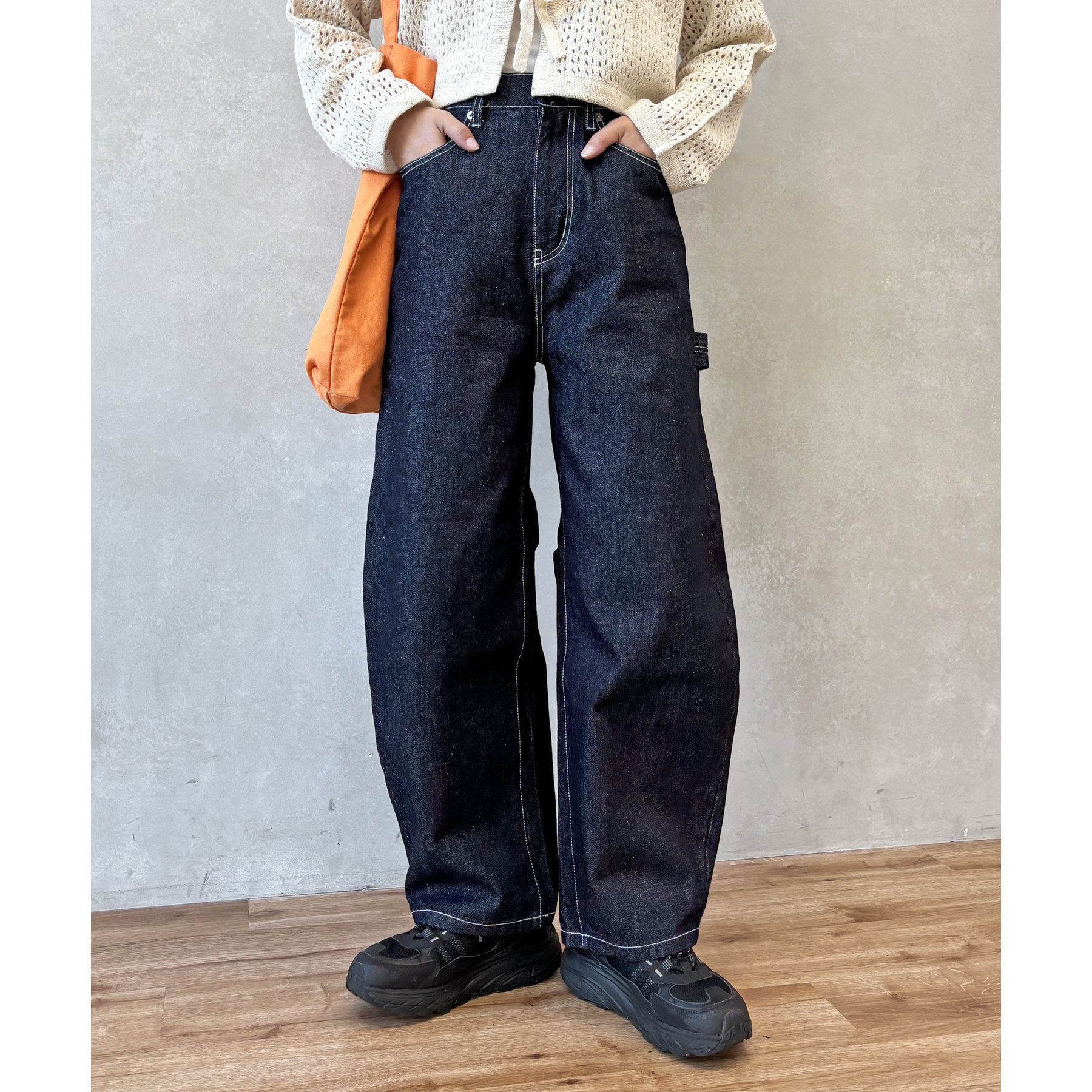 カーブペインターデニムパンツ | ファッション通販サイト NUGU