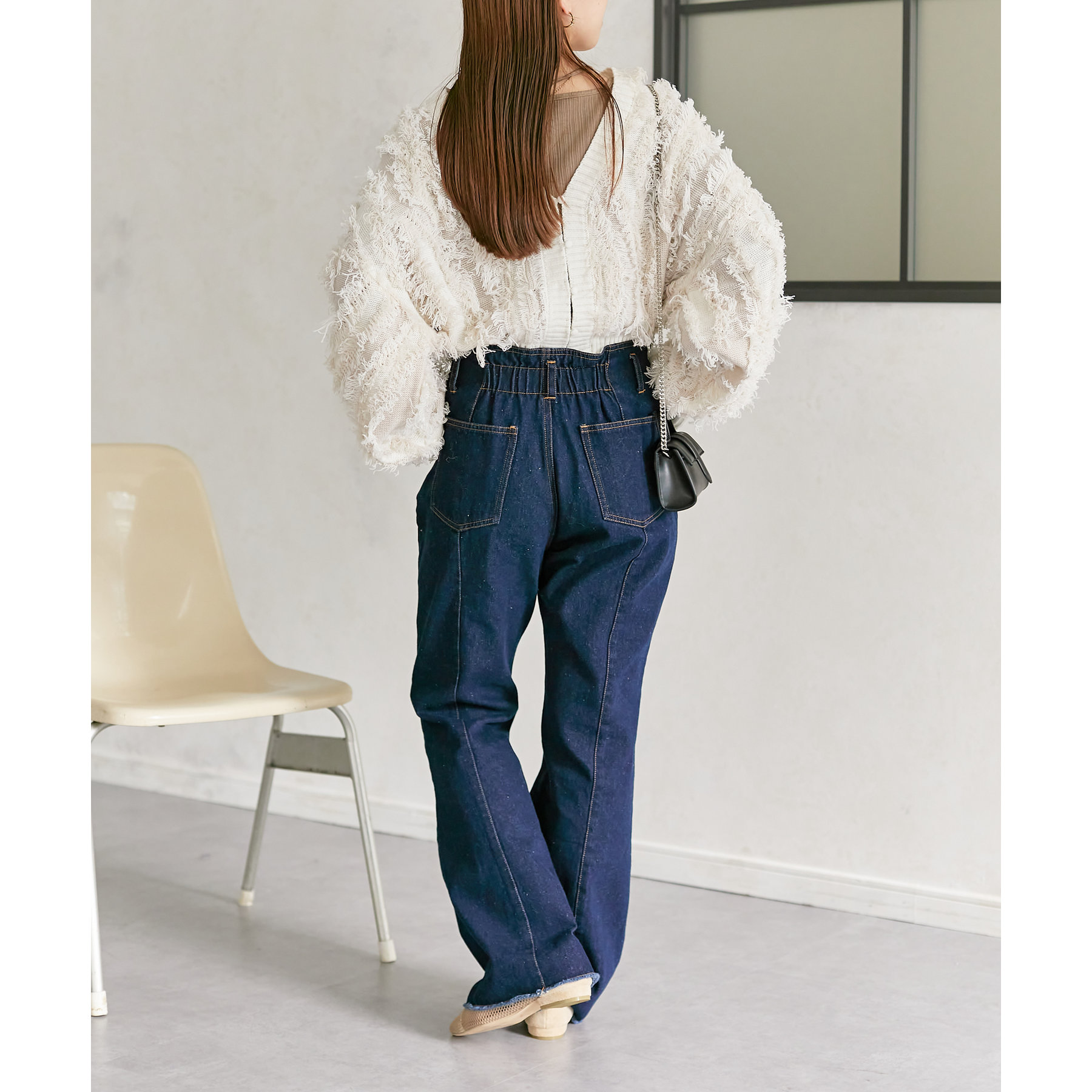 2サイズ展開】セミフレアデニムパンツ | ファッション通販サイト