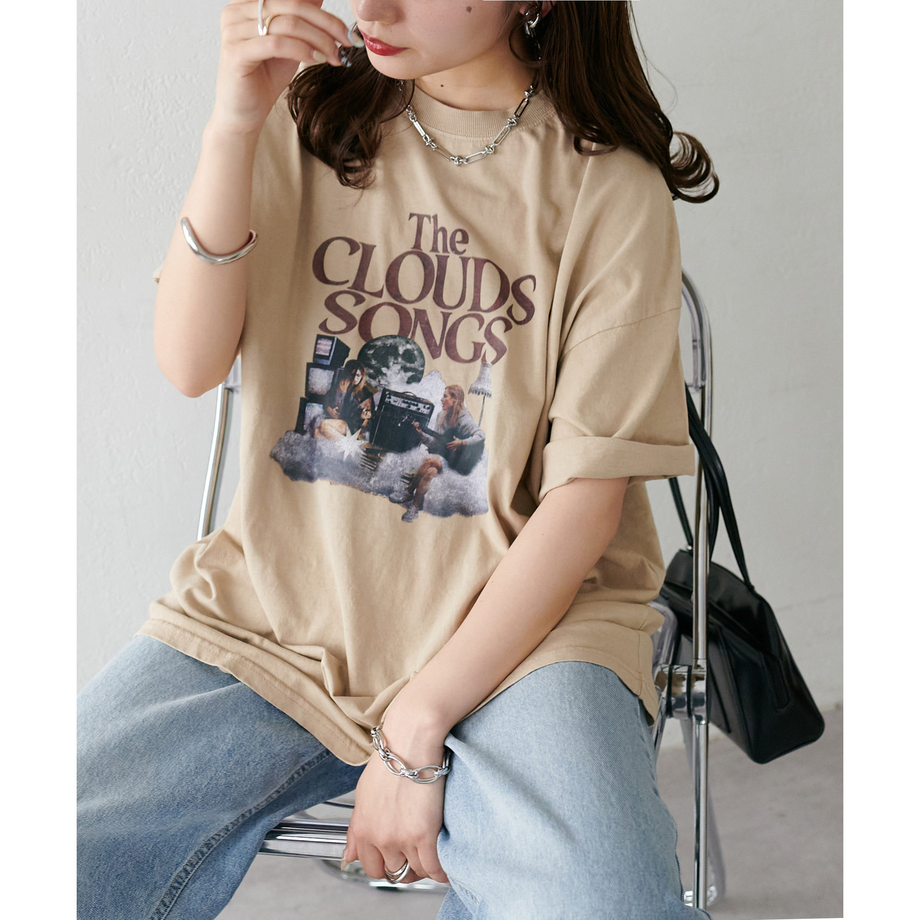 大人気リバイバル／WEB限定】ピグメントアソートロックTシャツ《ユニ