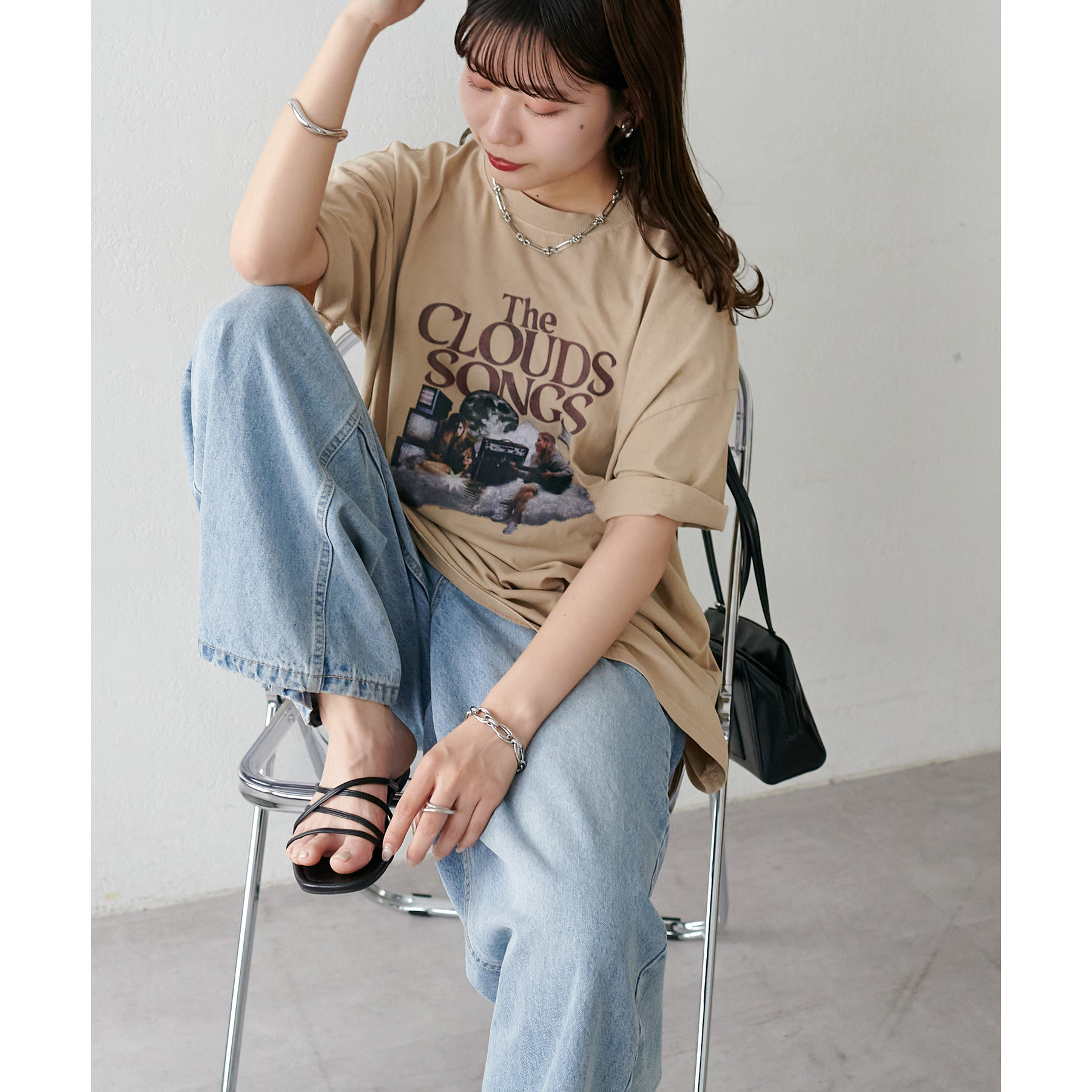 大人気リバイバル／WEB限定】ピグメントアソートロックTシャツ《ユニ