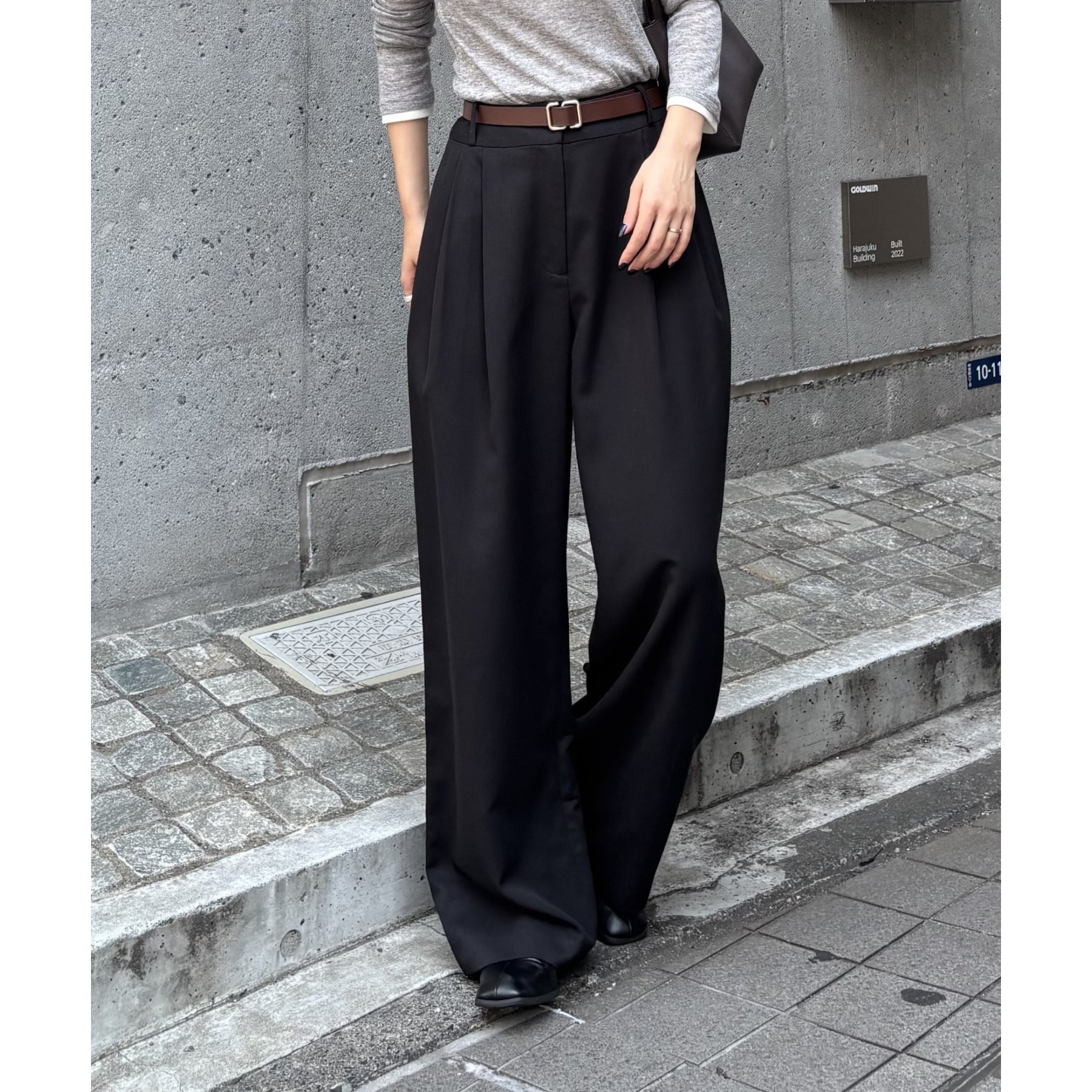 PIKO企画/新色追加】2タックワイドパンツ | ファッション通販サイト NUGU