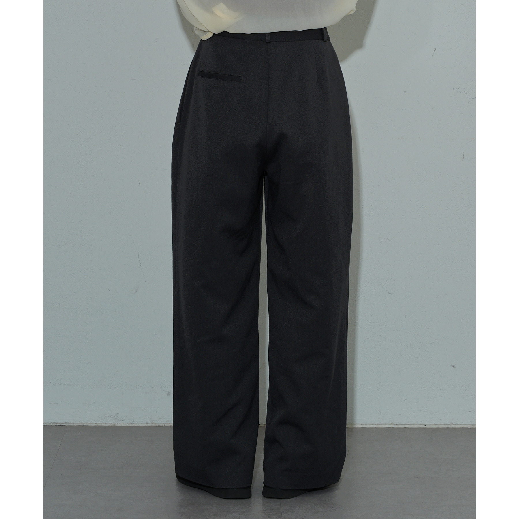 PIKO企画/新色追加】2タックワイドパンツ | ファッション通販