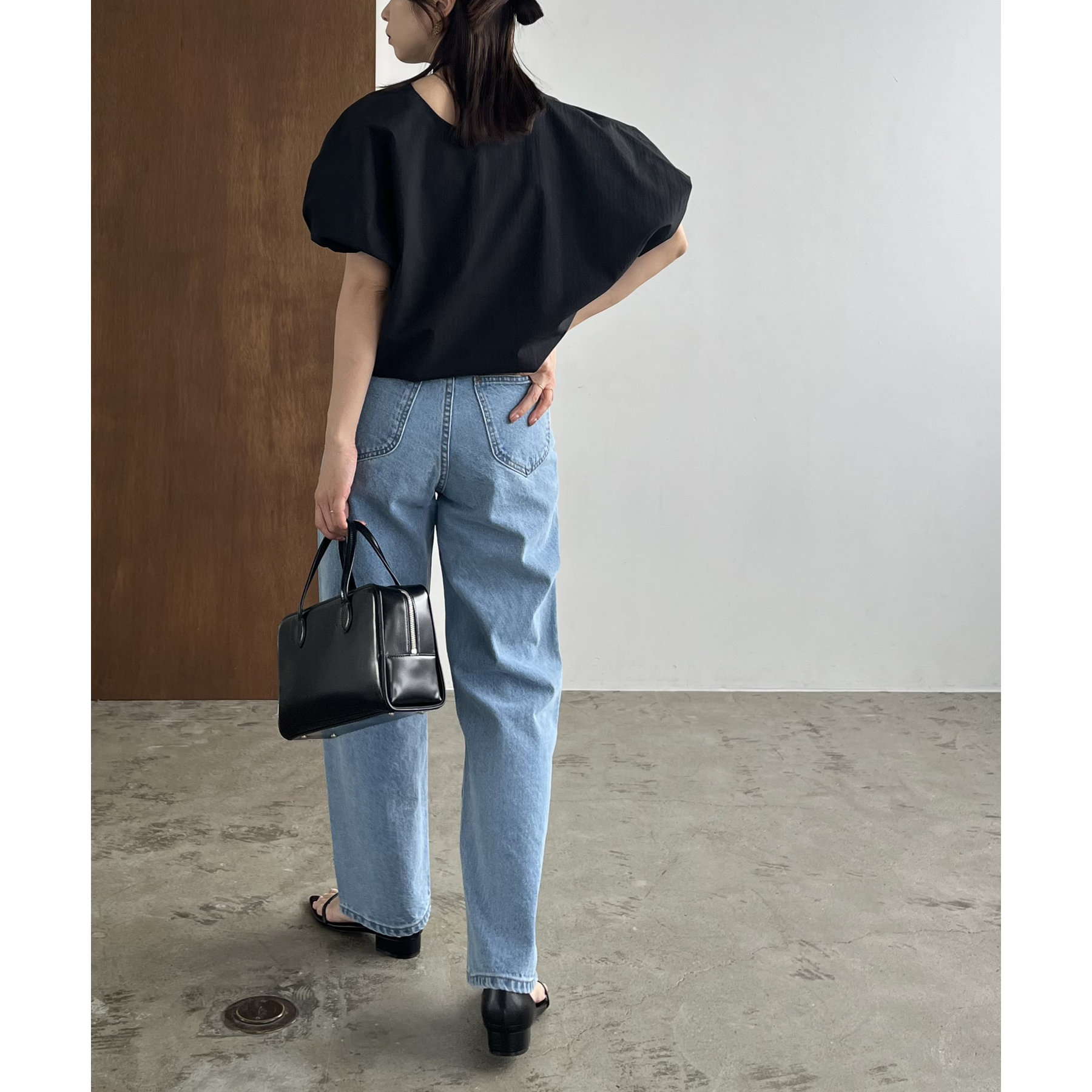 【ラフな洒落感】Toteme ハイライズ ストレートレッグジーンズ Womens Denim Jeans – Totême – TOTEME