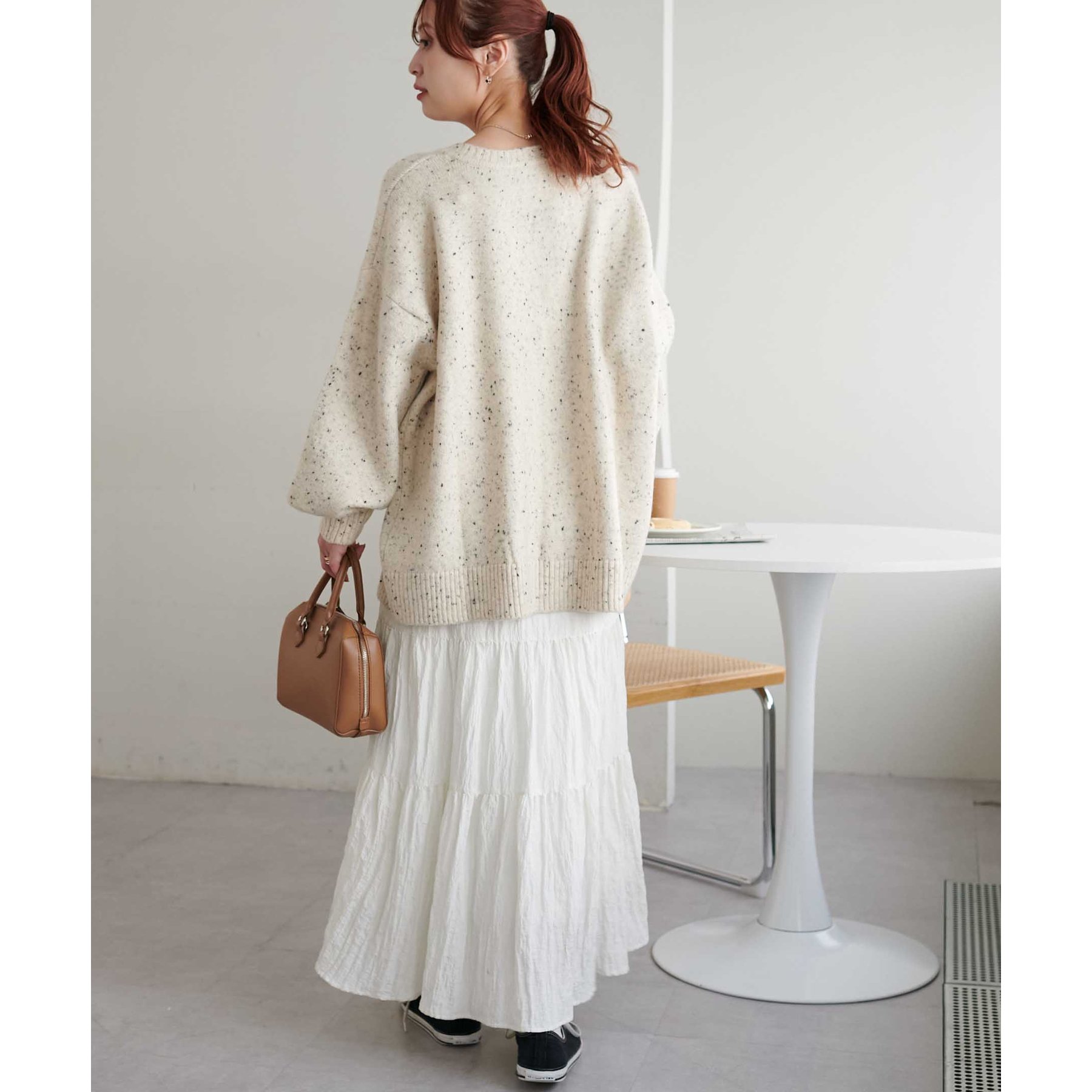 ニット セーター 「WEB限定」ネップVネックニット レディース WEB限定】ネップVネックニット | ファッション通販サイト NUGU