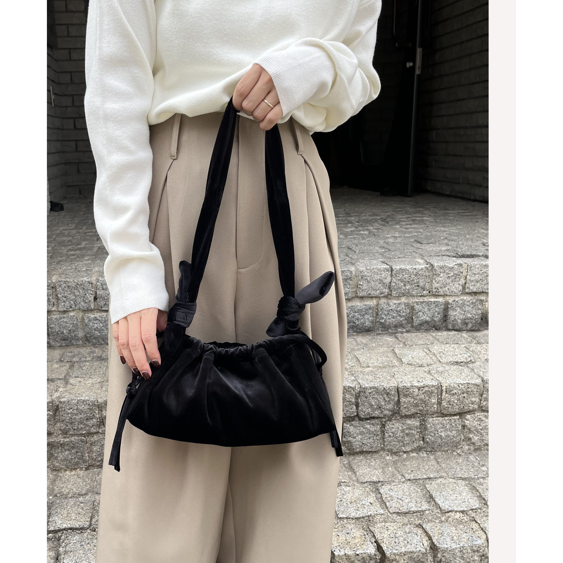 ベロアリボンバッグ | ファッション通販サイト NUGU