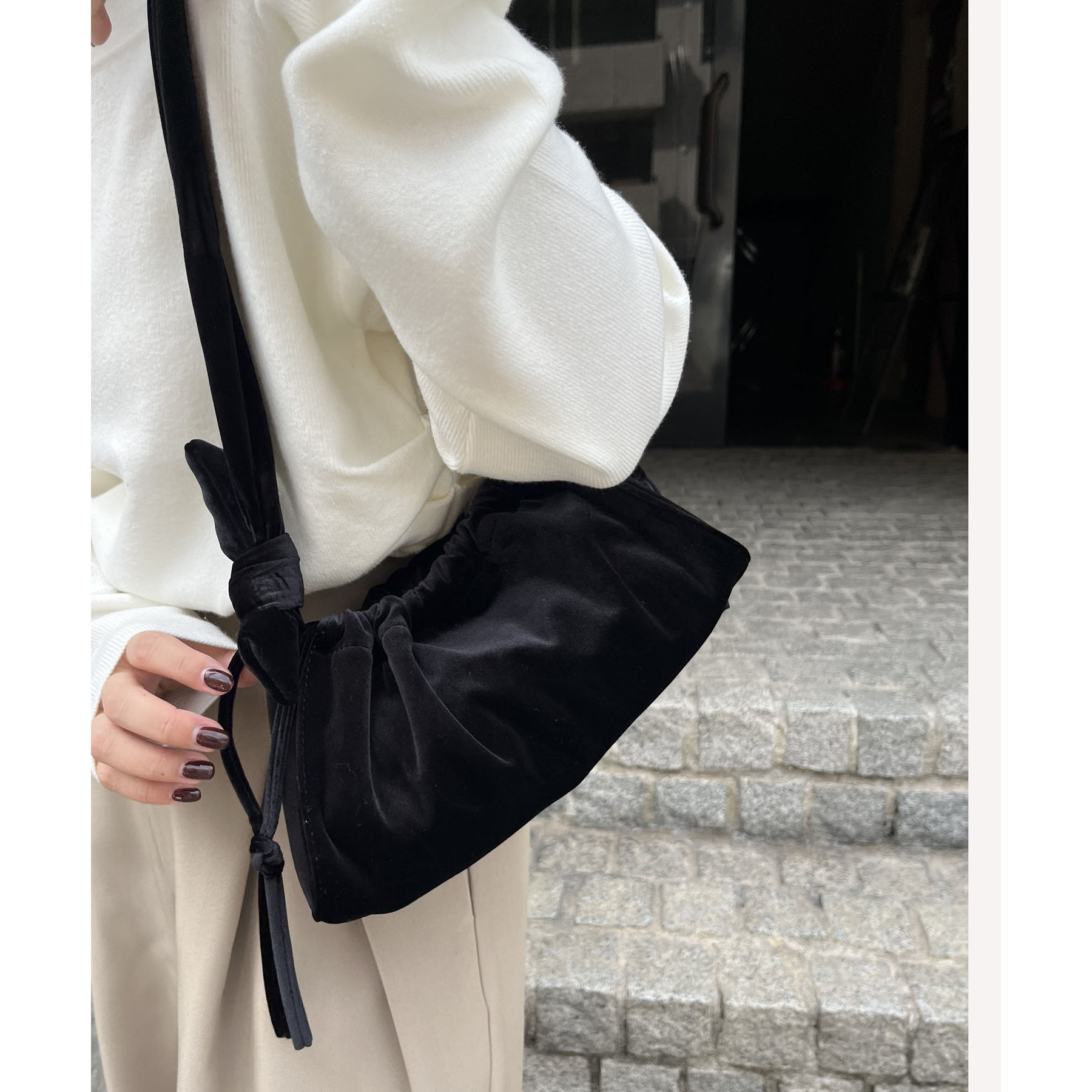 ベロアリボンバッグ | ファッション通販サイト NUGU