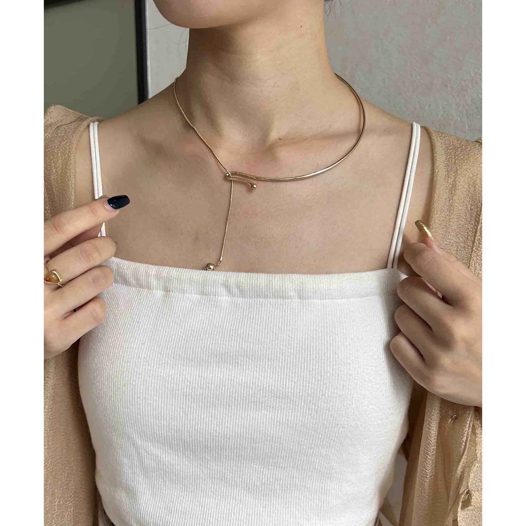 BLOSKY ジュエリー　チョーカー単品 heilly/ヘイリー】変形Y字チョーカー | ファッション通販サイト NUGU