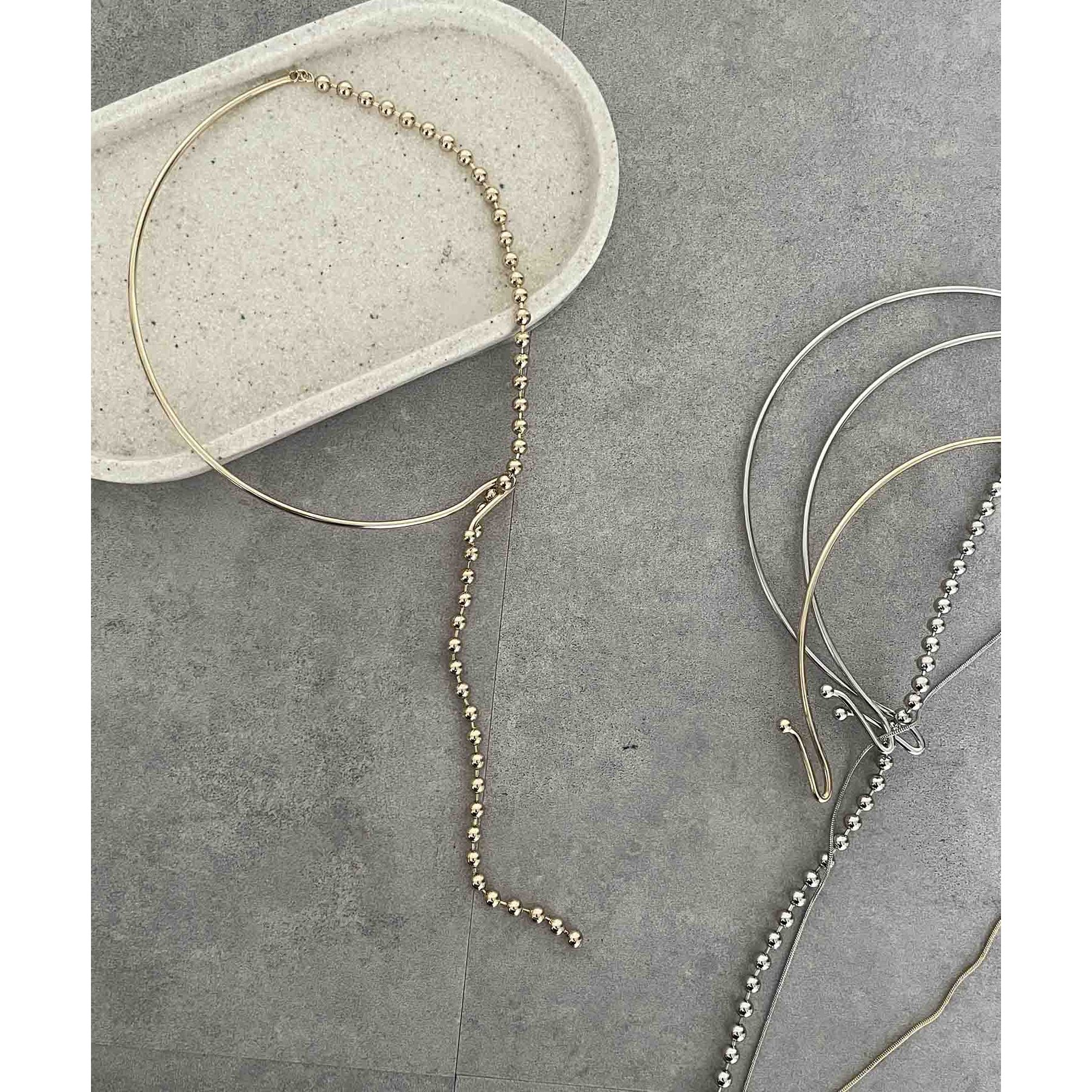 BLOSKY ジュエリー　チョーカー単品 heilly/ヘイリー】変形Y字チョーカー | ファッション通販サイト NUGU